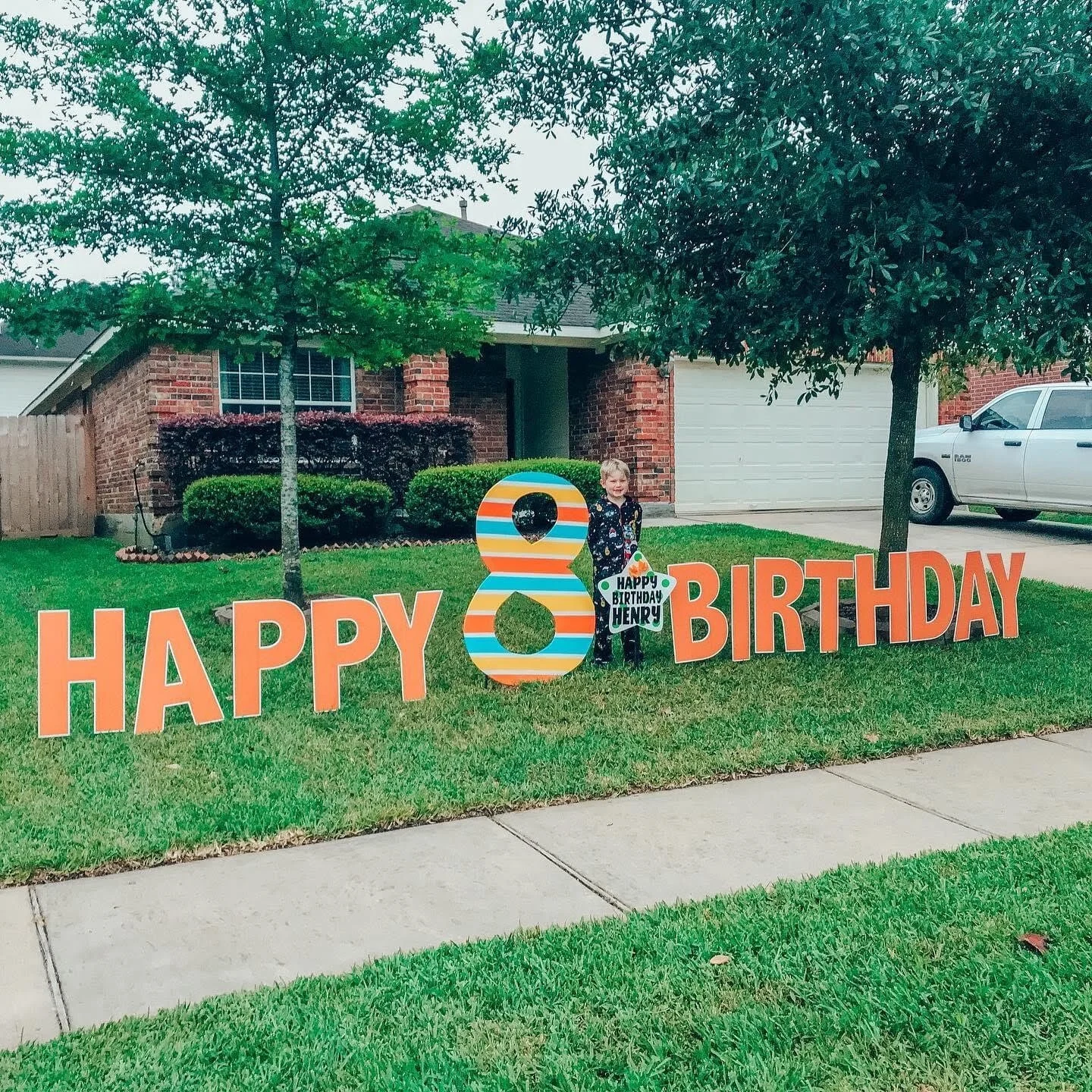 One Sign Day Birthday Signs Houston, Texas — One Sign Day New Baby
