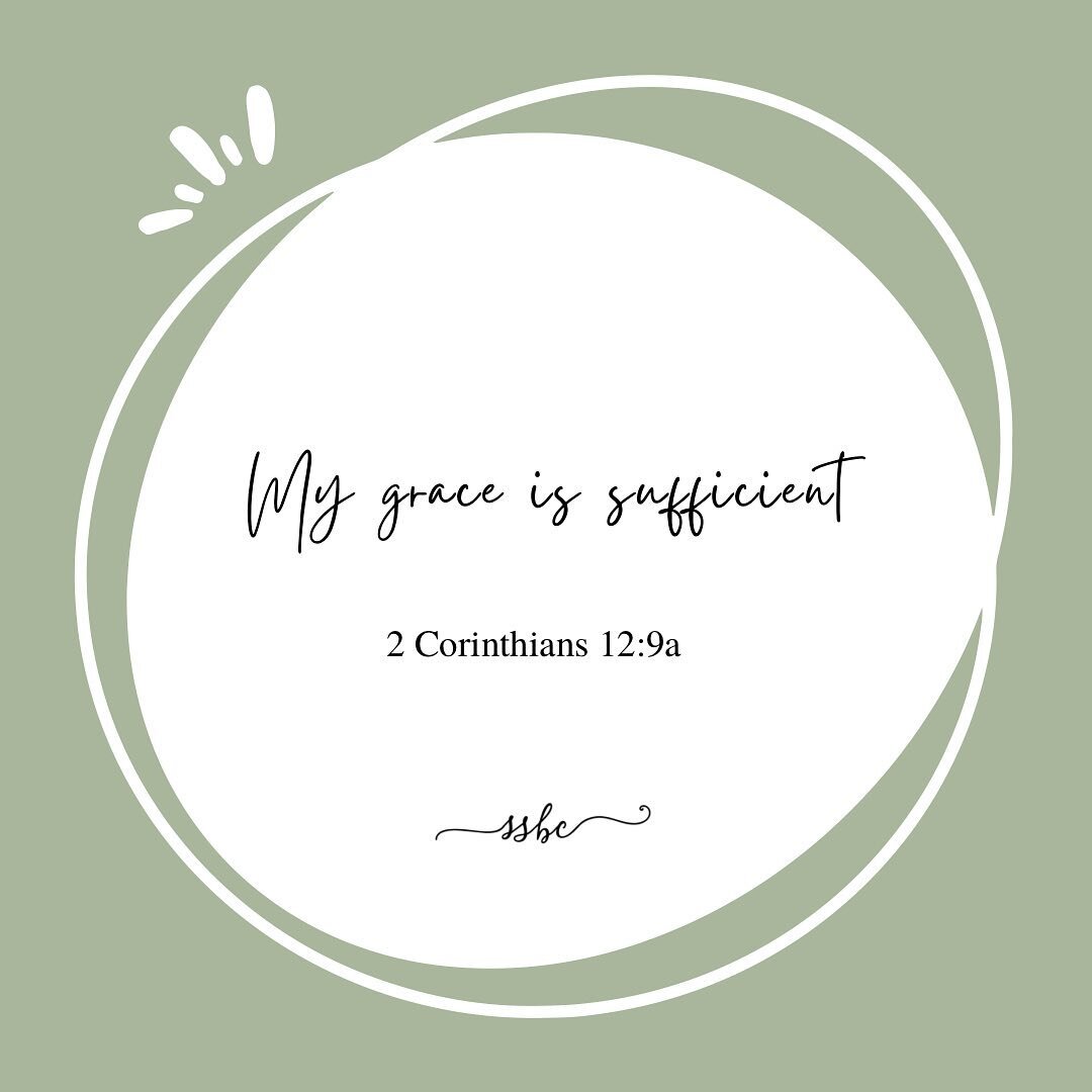 &ldquo;But he said to me, &ldquo;My grace is sufficient for you, for my power is made perfect in weakness.&rdquo; Therefore I will boast all the more gladly about my weaknesses, so that Christ&rsquo;s power may rest on me.&rdquo;
‭‭
Friends, our weak