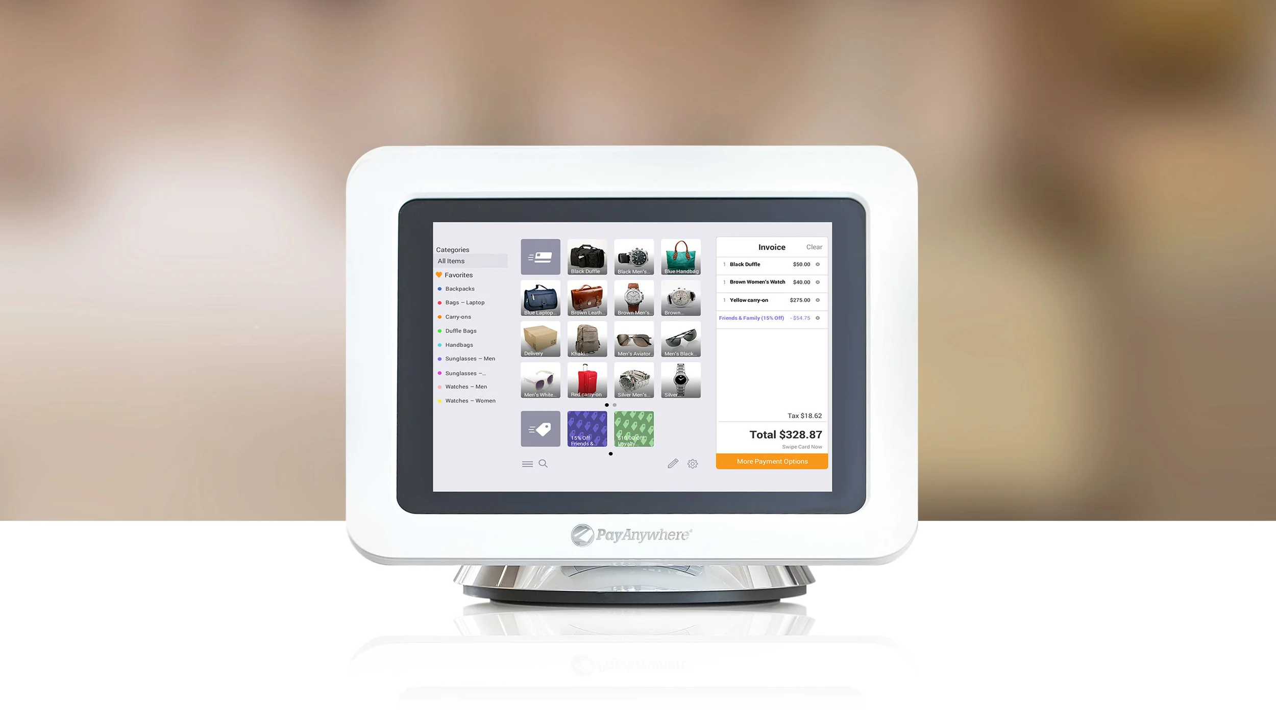 PayAnywhere Free Tablet mPOS Mobile Point-of-Sale System