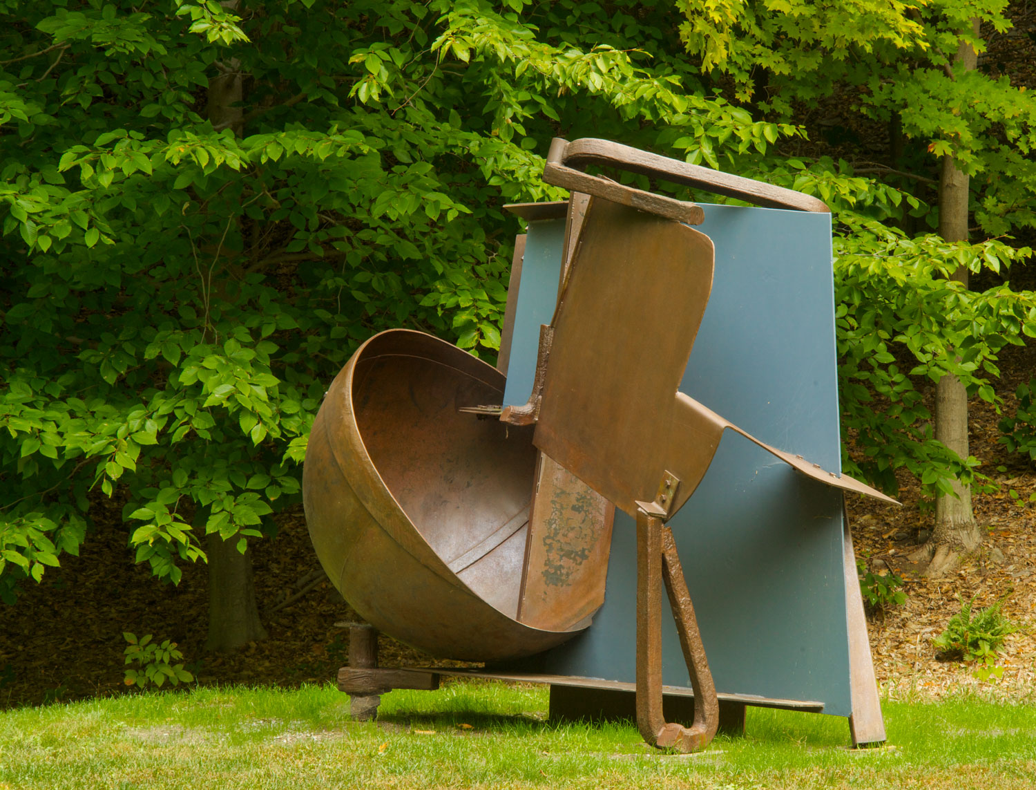 Anthony Caro, 1924-2013. Bitter Sky, 1983. Steel and painted steel. Gift of James H. Ottaway Jr., The Horace W. Goldsmith foundation, and the Ralph E. Ogden Foundation. Photograph by Jerry L. Thompson. ©Storm King Art Center, Mountainville, New York. Courtesy of Barford Sculpture Ltd.