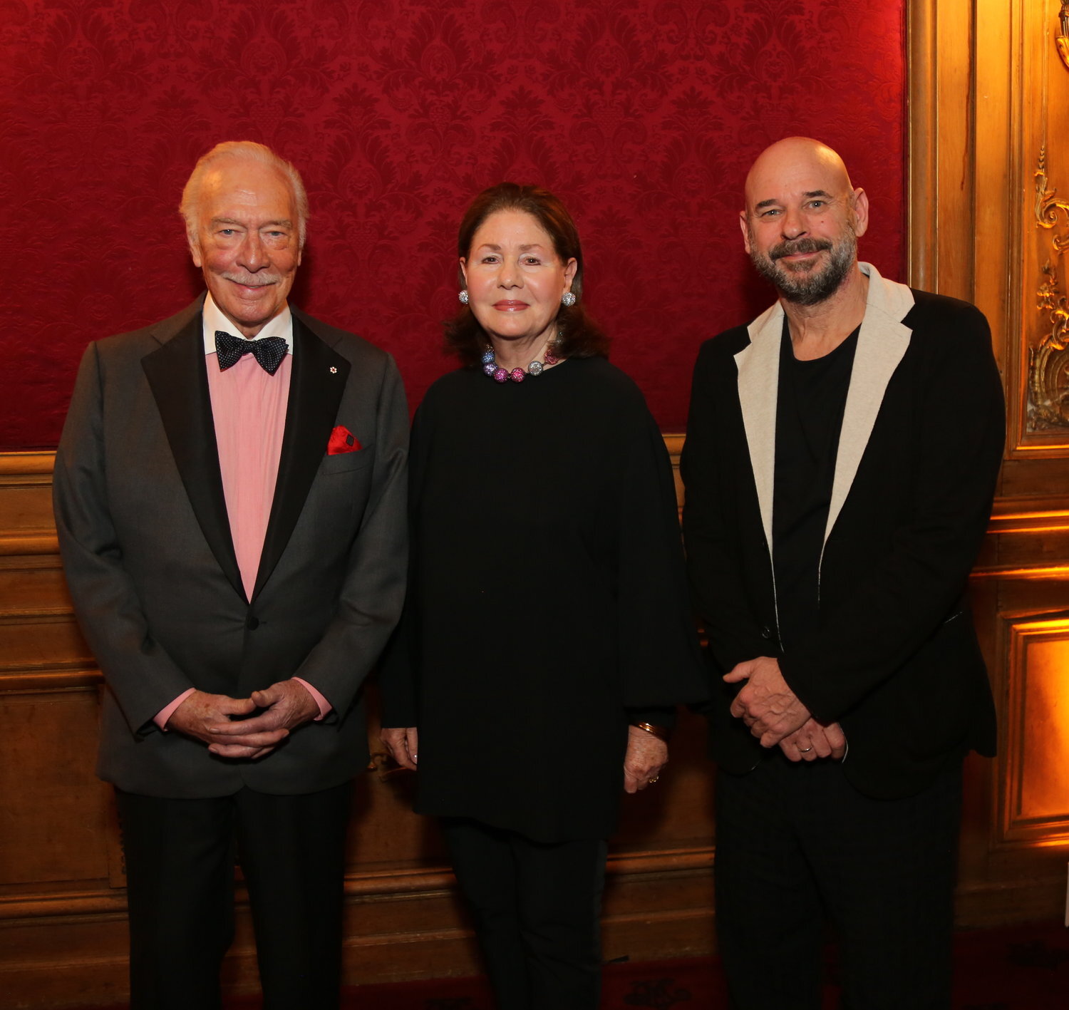 Christopher Plummer, Jo Carole Lauder, Guy Laliberté, 2019 Gala Honorees