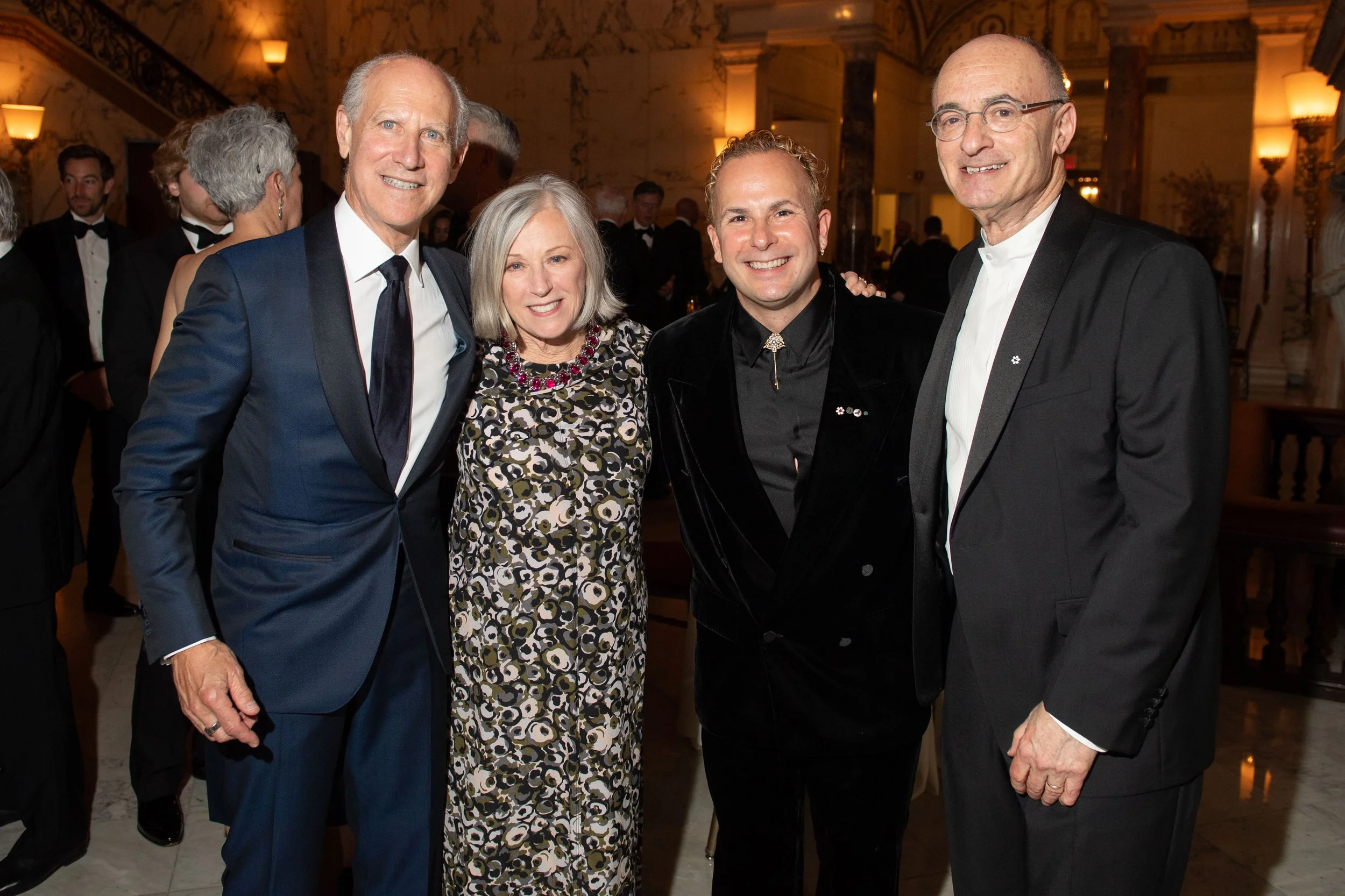  Glenn D. Lowry, Cindy Sherman, Yannick Nézet-Séguin, Matthew Teitelbaum 
