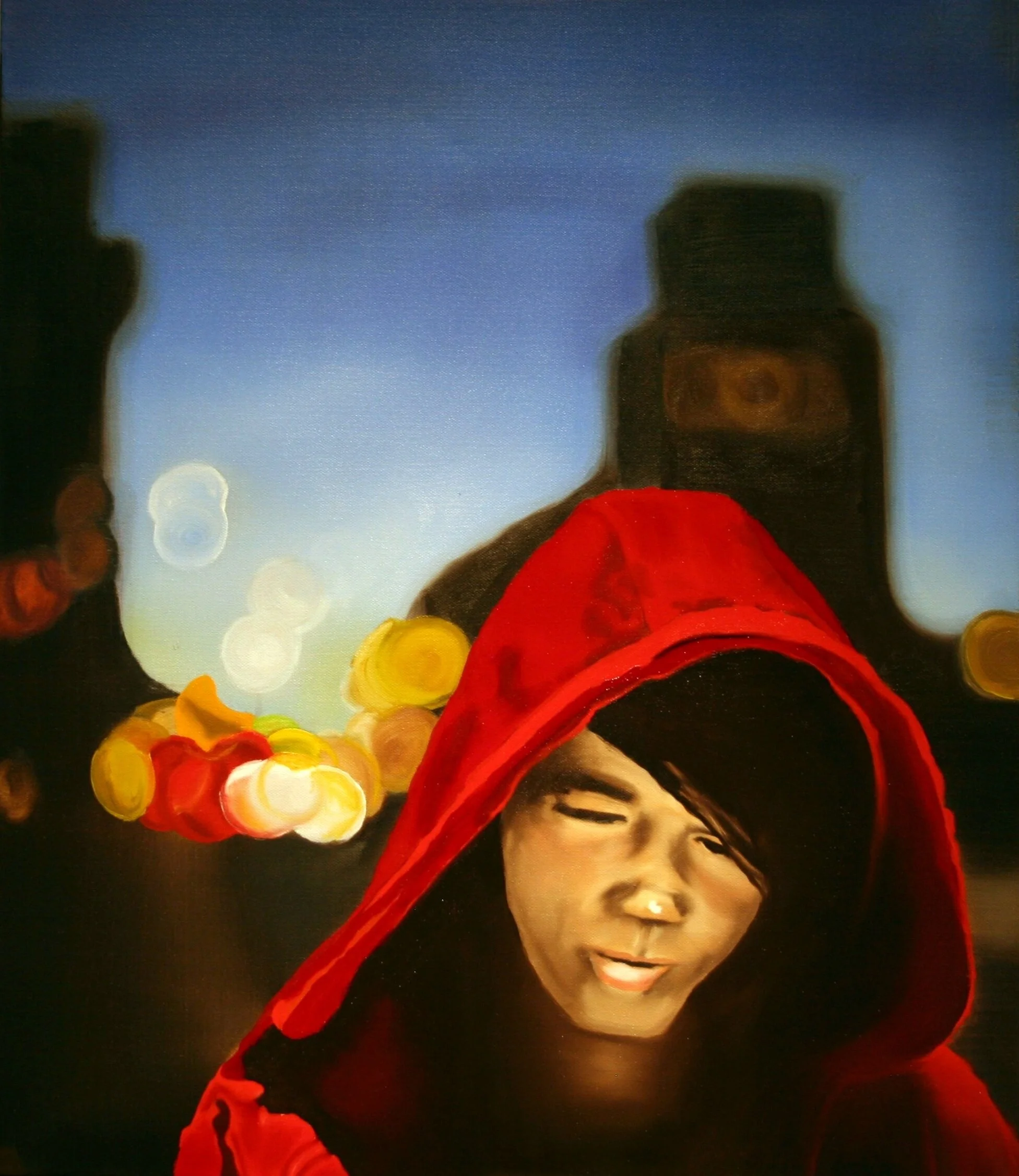 WMaxThomason-LittleRedRidingHood-Acrylic&OilOnCanvas-24X20-2013.JPG