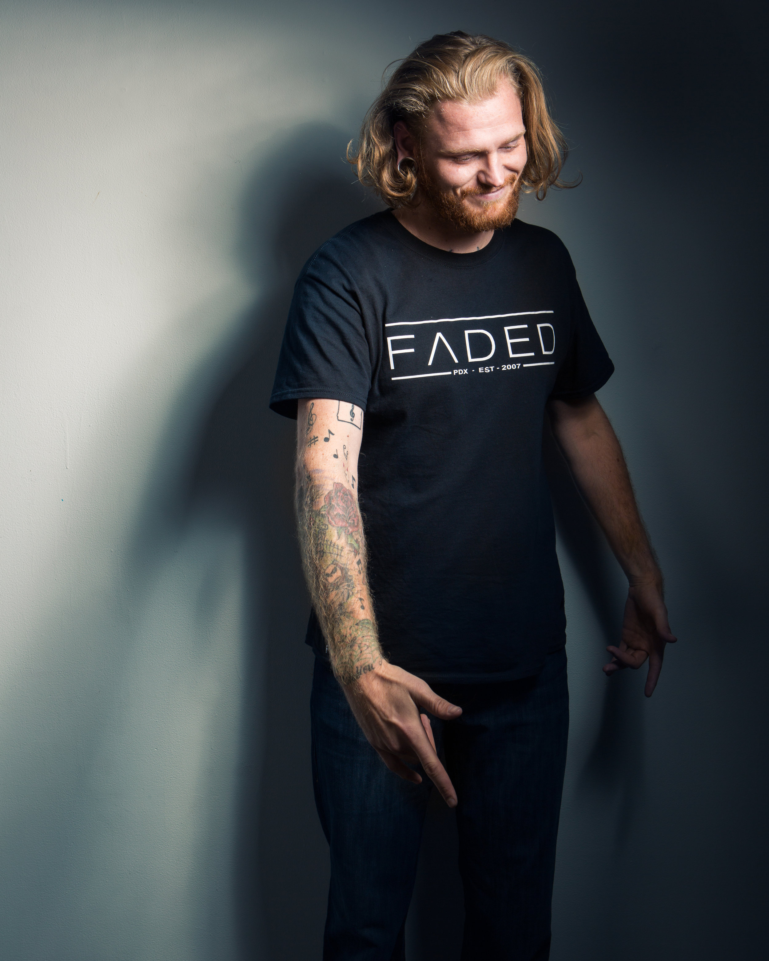 Men's Faded PDX Crewneck Tee - Short Sleeve