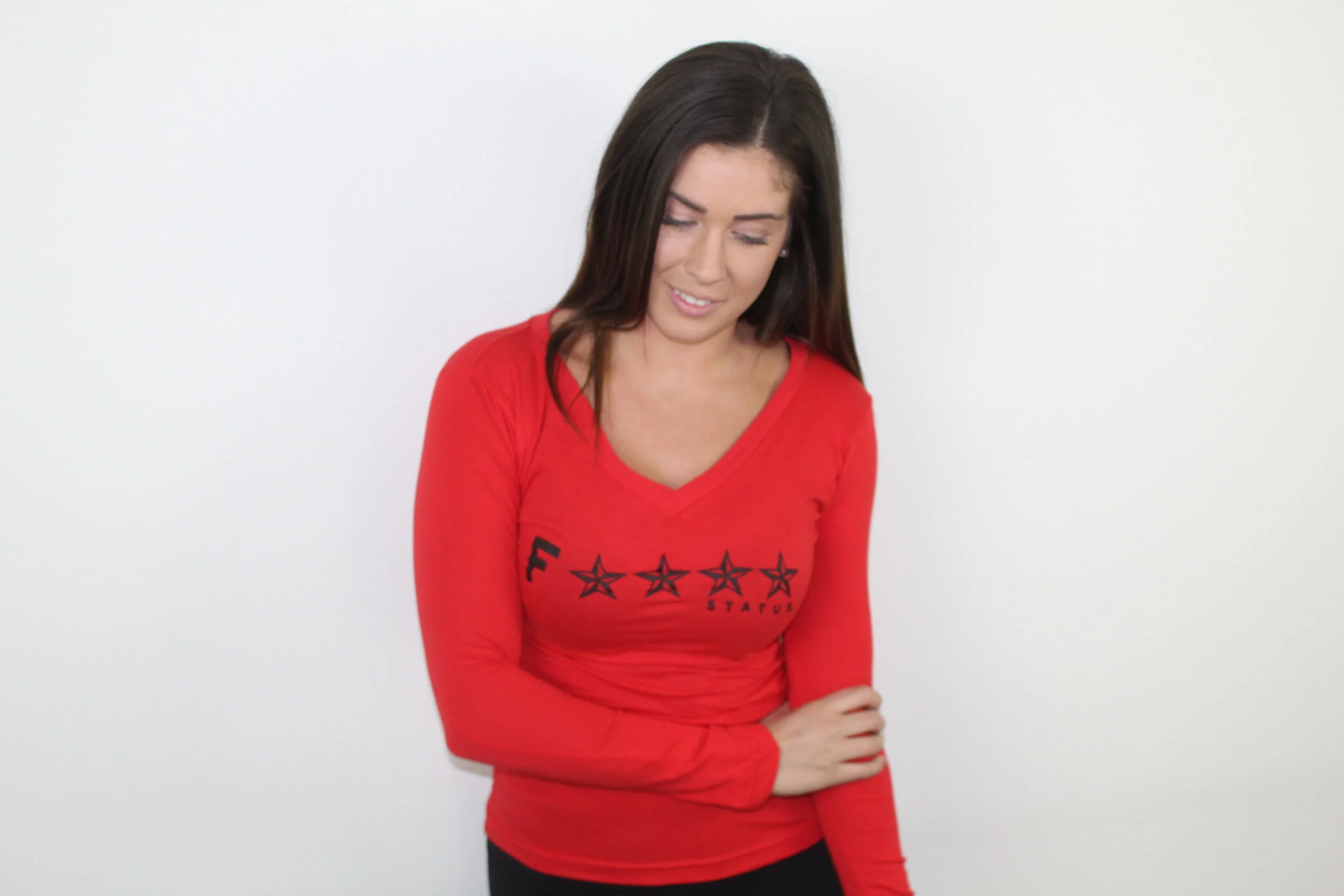 Women's 4 Star V-Neck Long Sleeve