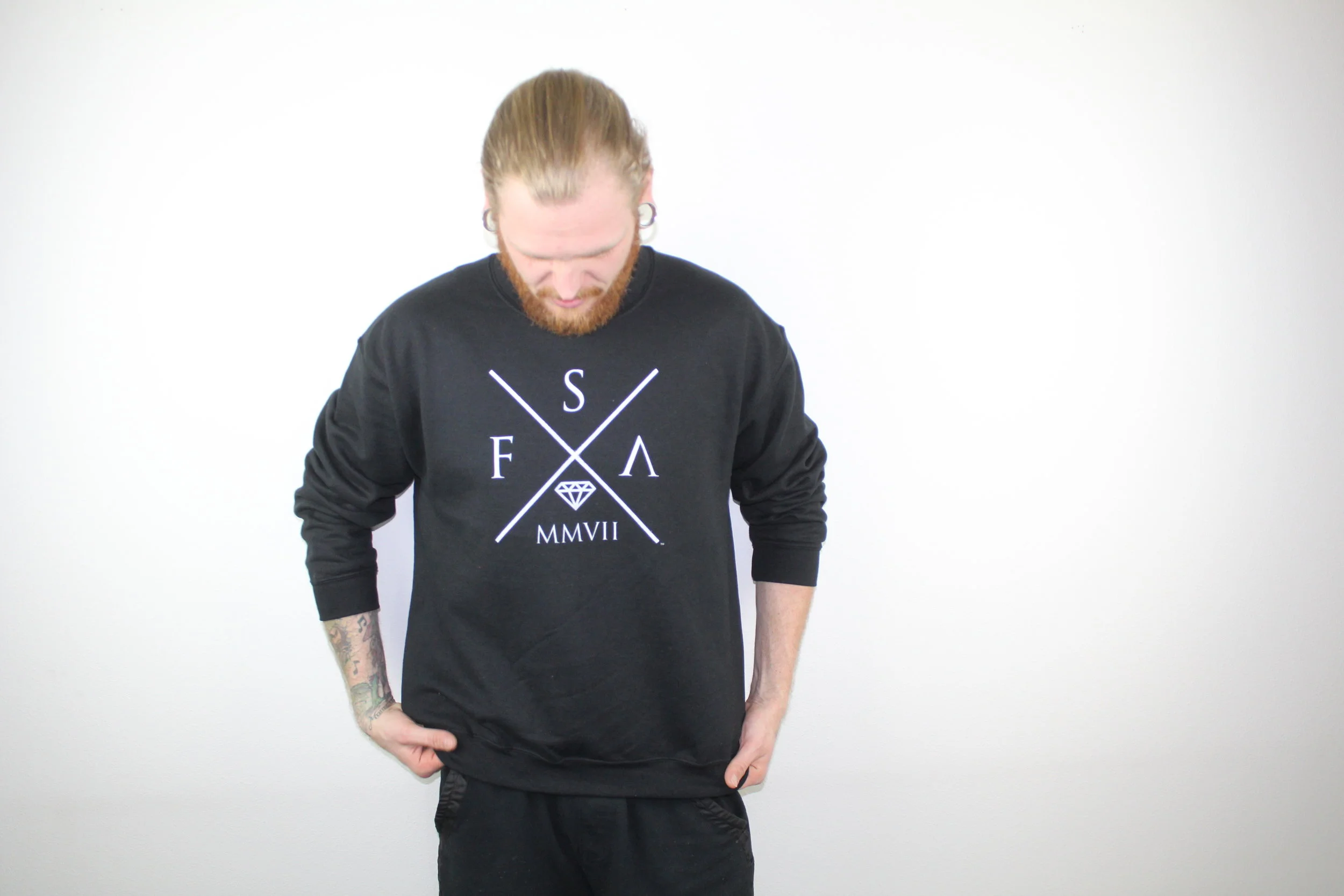 FSA Cross Design Unisex Crewneck Sweater