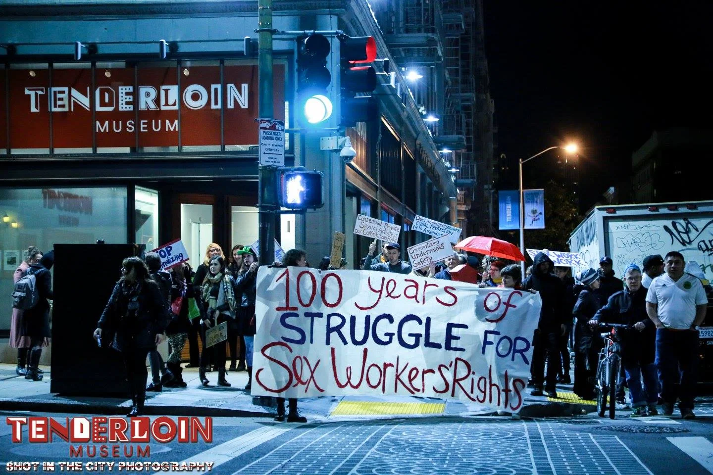January 25th, 2017 sex workers' rights march, San Francisco, CA