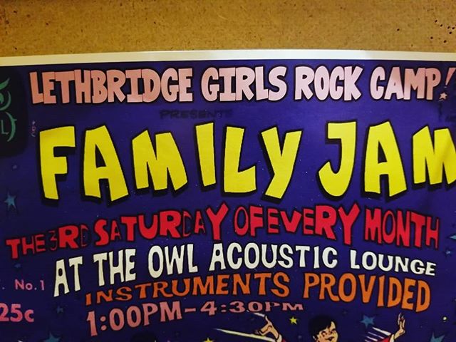 Come on down for our monthly @lethgrc Fam Jam! Play some songs with the youngins! Plus at 4pm a special post Fam Jam matinee with @shaelamiller ! Woo!
