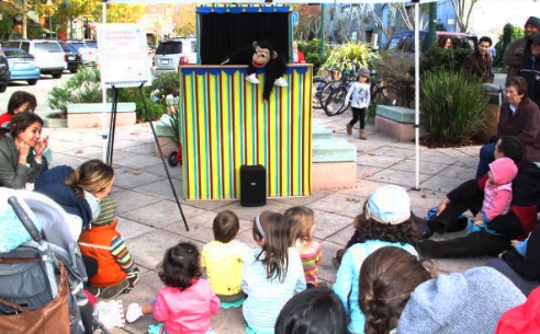 Caterpillar Puppet Show