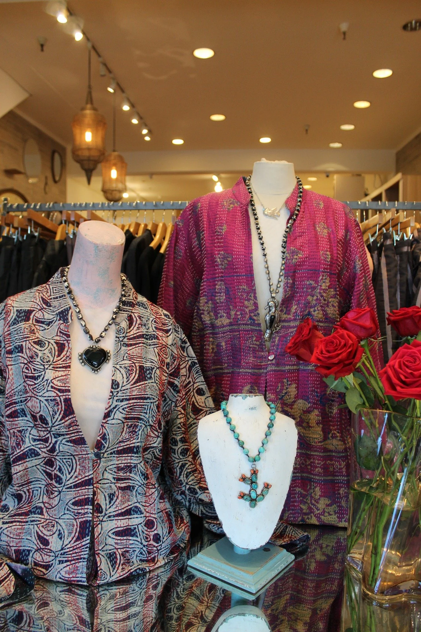 Molly B invites you to their holiday trunk show on Friday, December 12, and Saturday, December 13. The event features Sargossa with silk kantha-stitched jackets and vests, each one reversible and completely unique. Tara Gasparian will also be showing