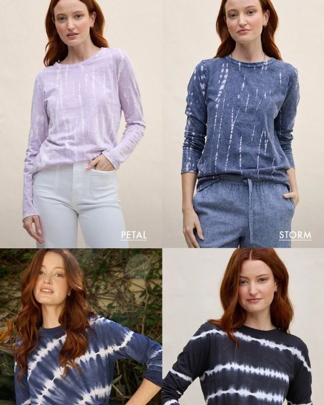 Margaret O&rsquo;Leary&rsquo;s tie-dyed tee is made in Los Angeles from hand-dyed cotton jersey. Each piece carries its own variation, shaped by the process&mdash;soft, breathable, and easy to wear.

#fourthstreetshops #discoveredinberkeley #fourthst