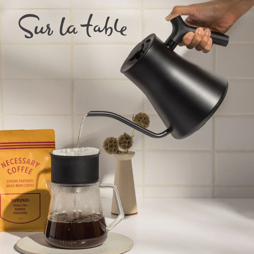 Did you know Sur La Table offers Coffee Like a Pro classes which cover equipment, grind size, brew ratios, and technique in a one-hour session with an in-house specialist?!
Sign up online or stop by to learn more.

#fourthstreetshops #discoveredinber
