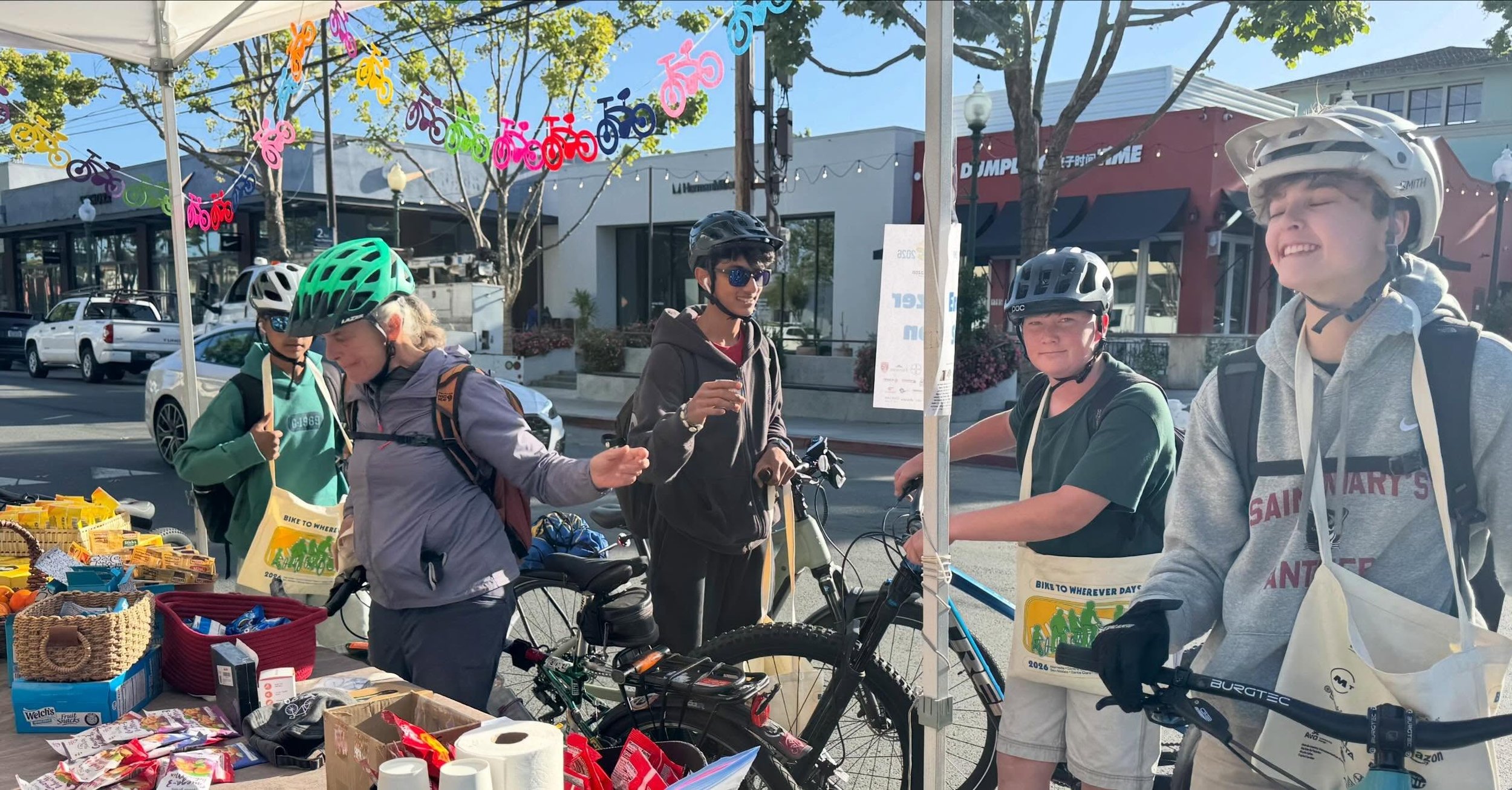 Happy bike to wherever day! We are working the energizer station and it&rsquo;s always a jolly time! #fourthstreetshops #fourthstreetberkeley #bike