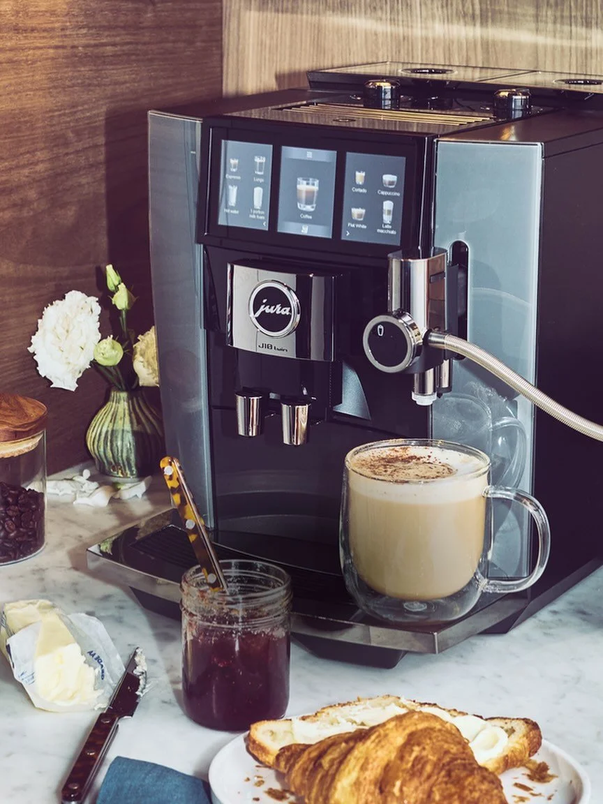 Experience the future of at-home coffee with the all-new JURA J10 Twin. Engineered with dual specialty coffee technology, the J10 Twin delivers 46 barista-quality coffee specialties at the touch of a button and includes exclusive cold brew and sweet 