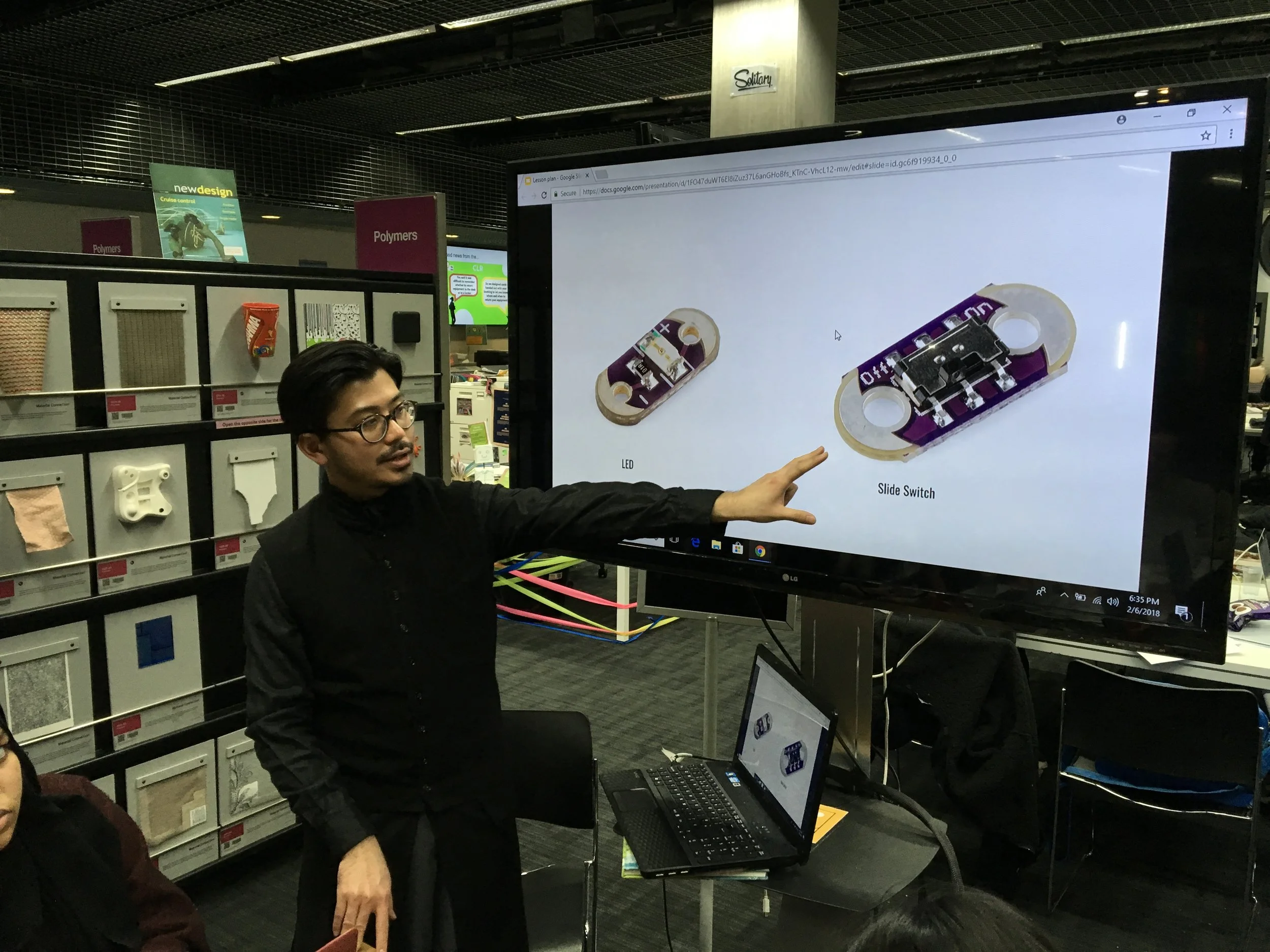 Introduction to E-Textile Workshop for The Factory at Ravensbourne University London