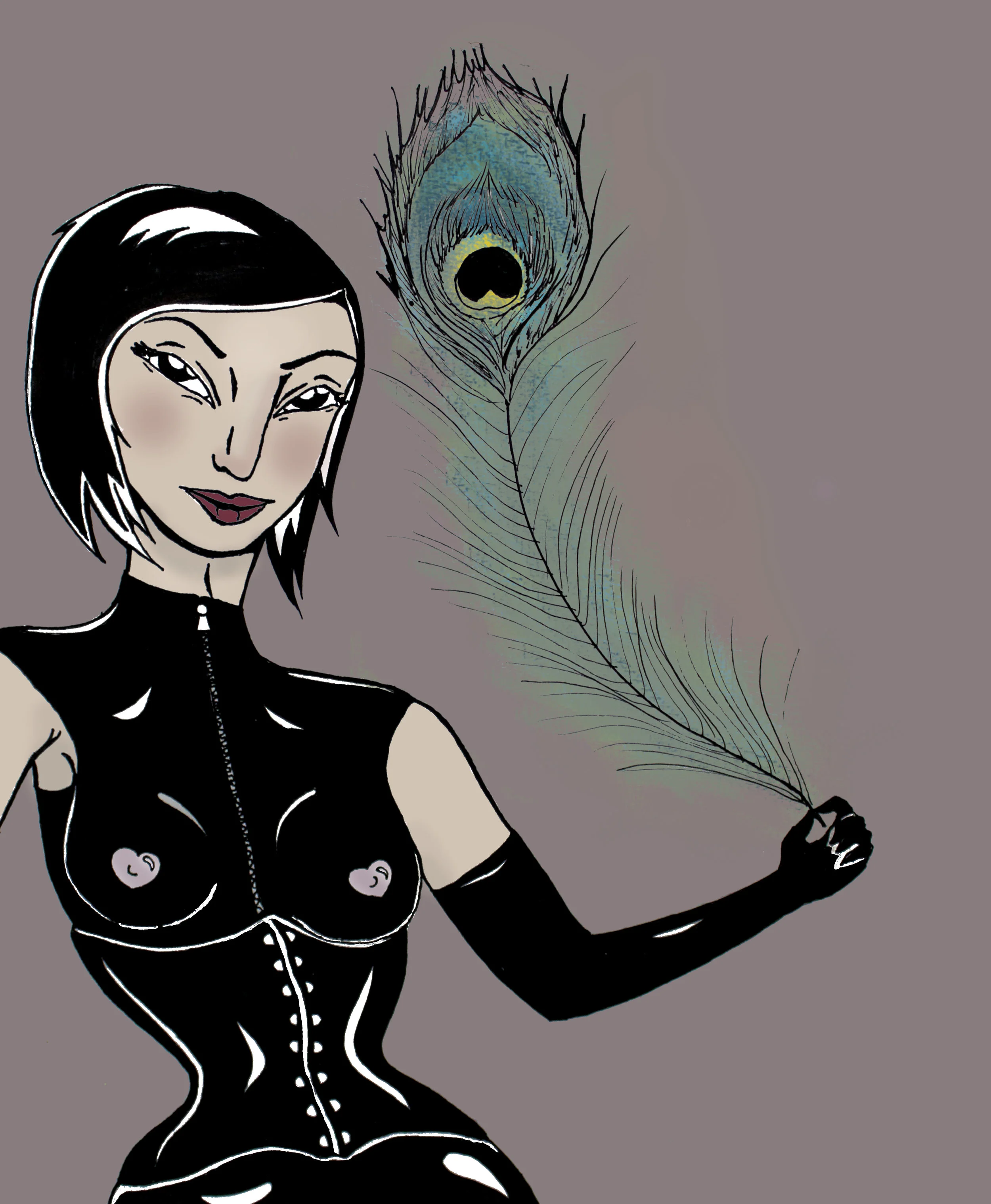 An example of a Digitally Colored piece