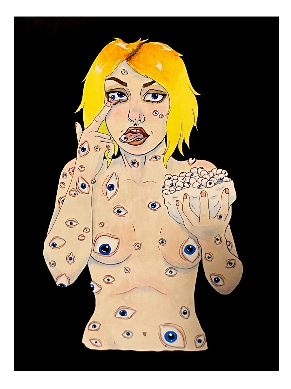 Self Portrait- Too Many Eyes