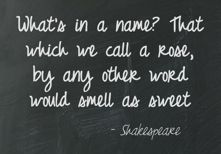 What's in a name? — Knowledgeable Ltd