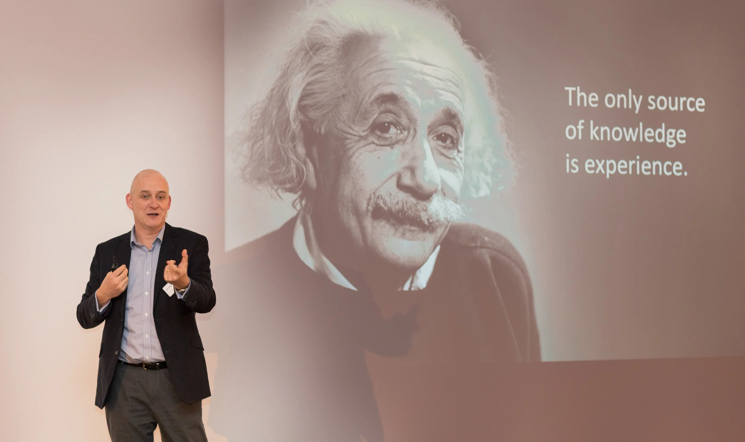 Chris engaging health science professionals at Siemens KM Summit in Germany, January 2017.