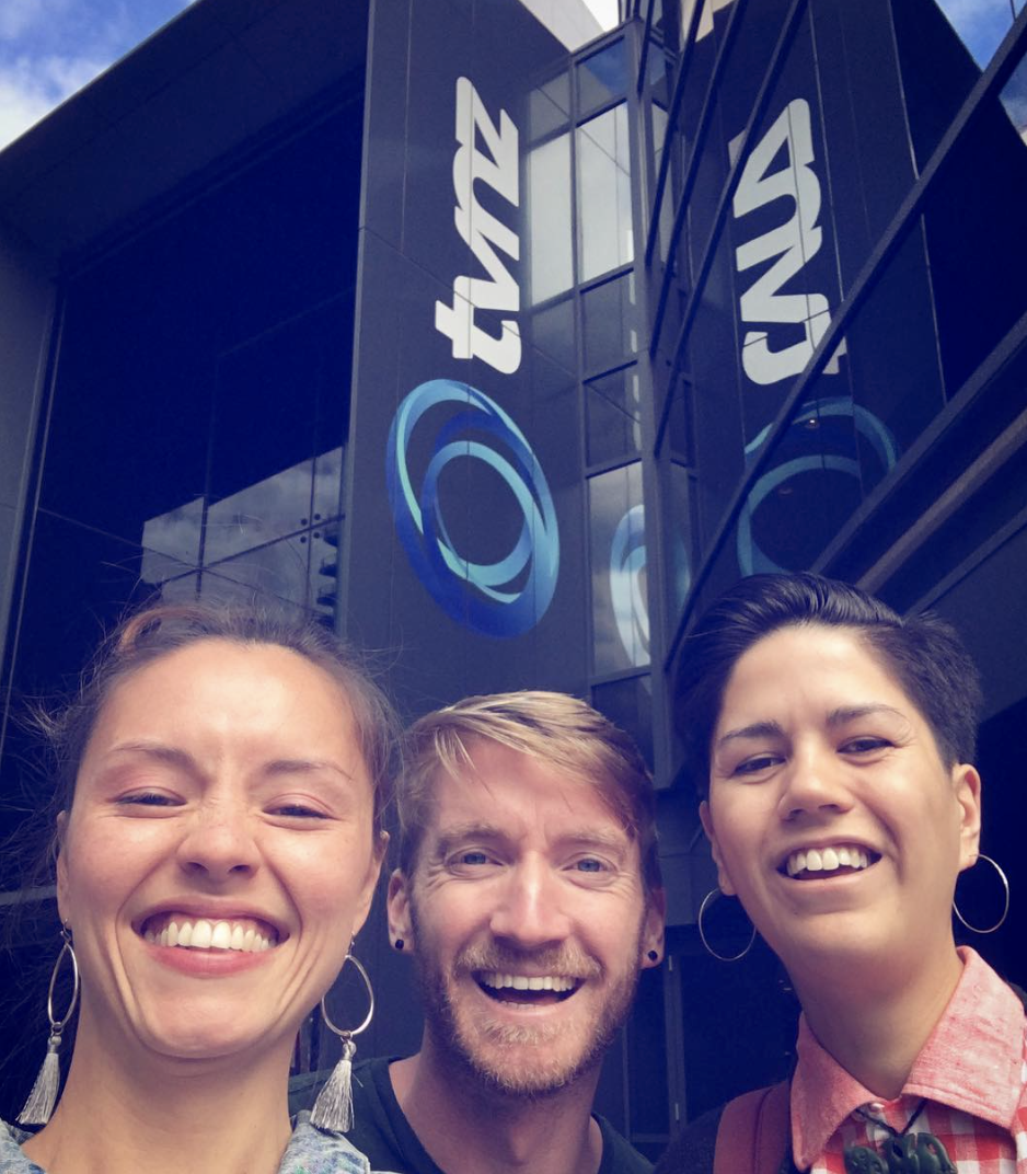 Chye-Ling Huang, Cole Jenkins and Ruby Reihana Wilson