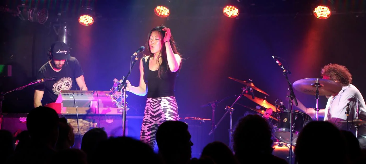 Nikita performing with FLITE.