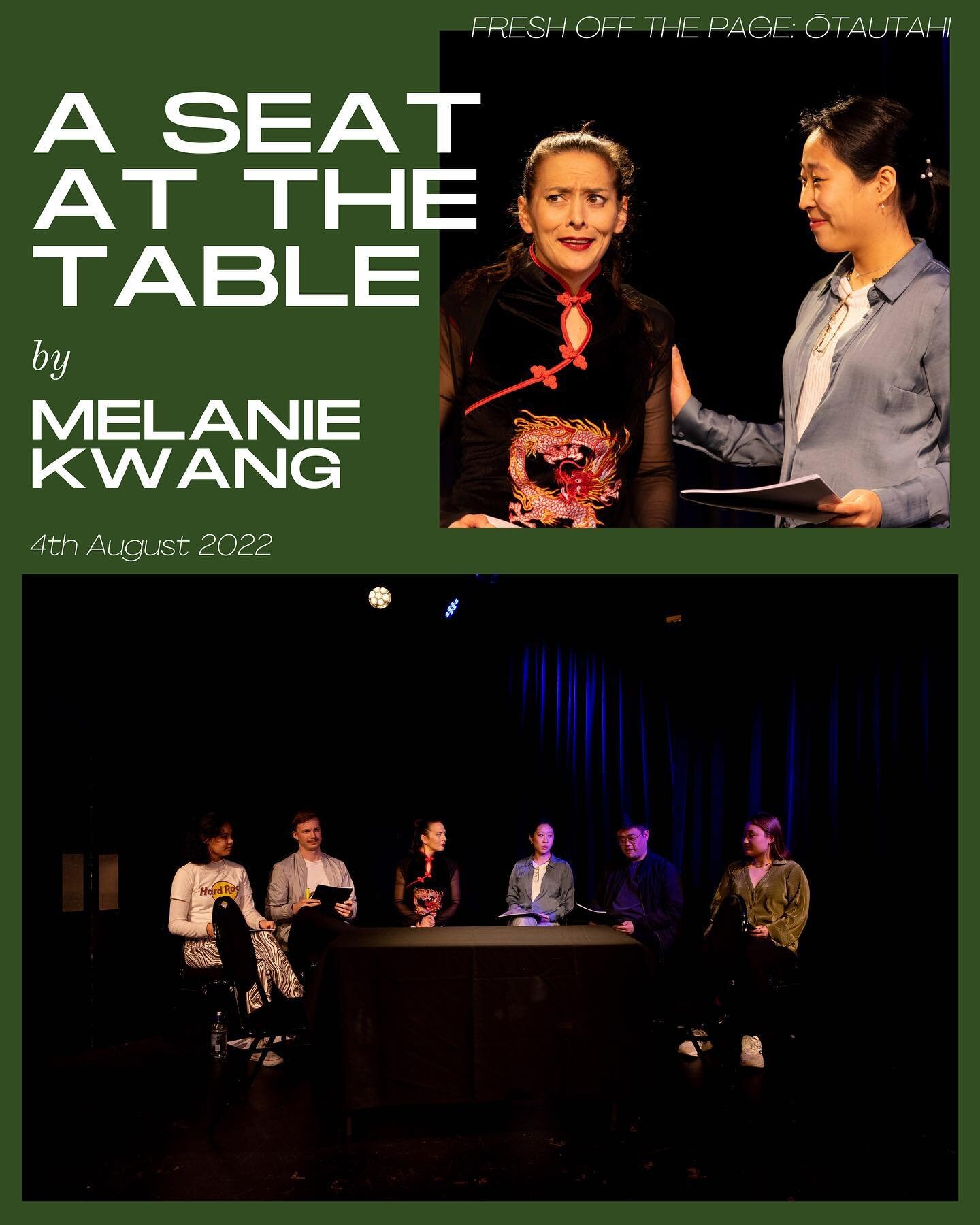 💫 The 4th of August was the night of our second event for Fresh Off The Page: Ōtautahi with Melanie Kwang&rsquo;s &lsquo;A Seat At The Table&rsquo;! 

Stunning mahi from our cast Alicia Wilcock, Ruth Agnew, Drew Noble, Andy Teo and Yiyang (Jessie) Y