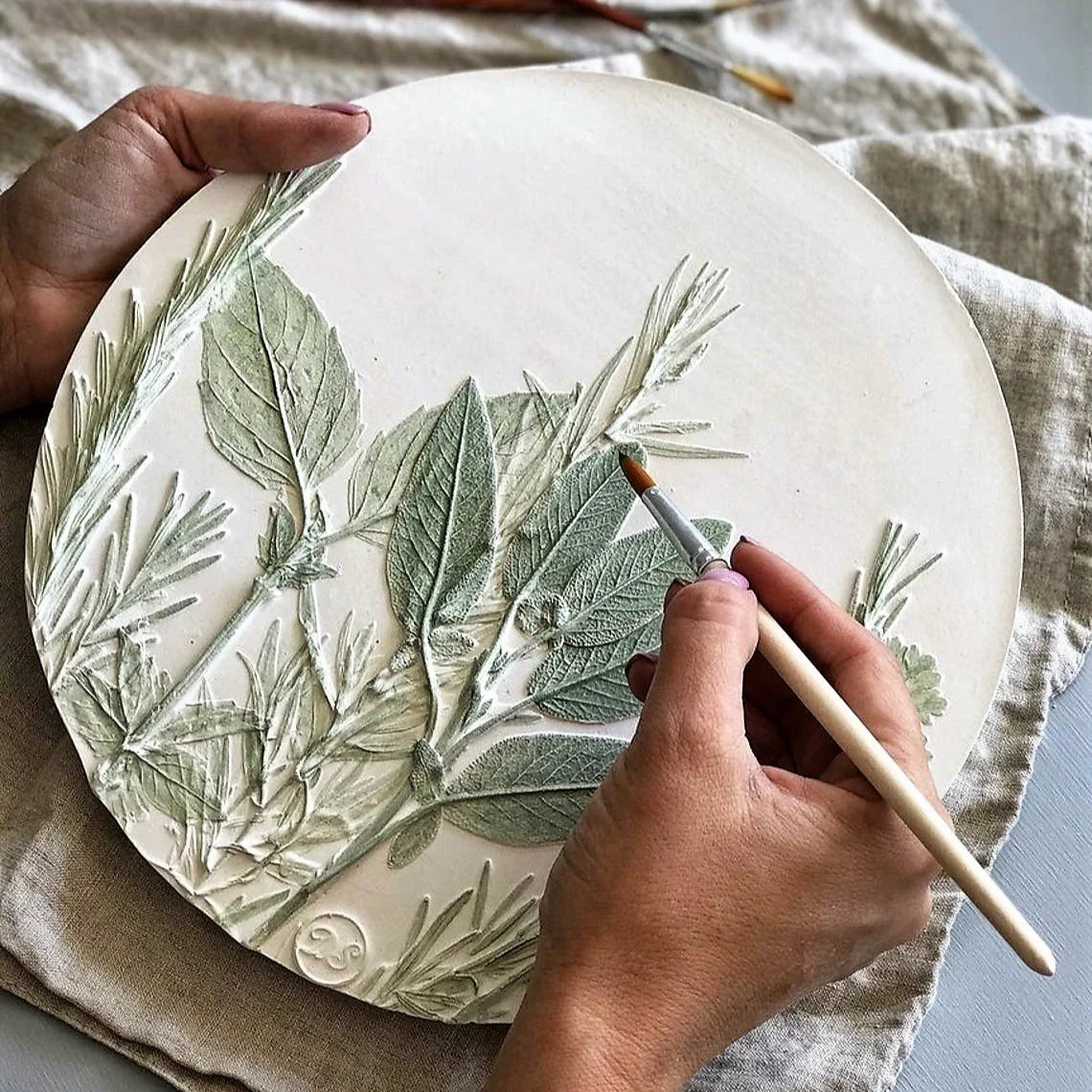 Thanksgiving- themed  Botanical Relief Workshop 