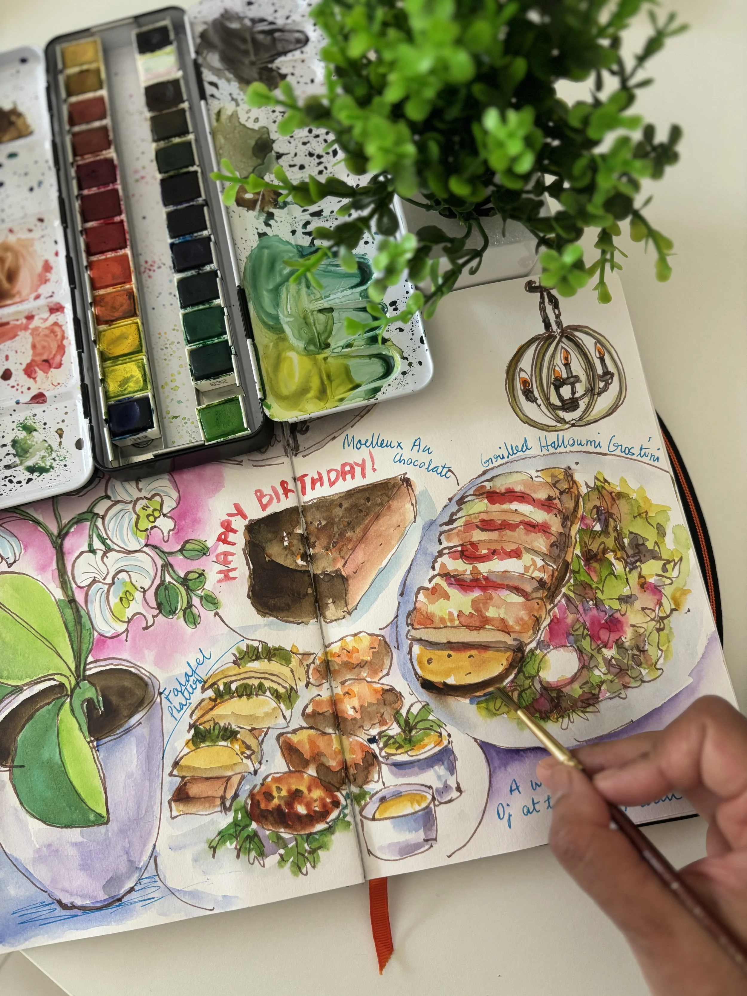Food Illustration Workshop - Sketch before you eat it!