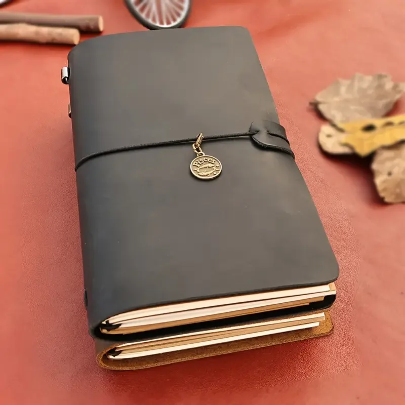 Create Your Own Genuine Leather Trifold Journal (A5 Size)  