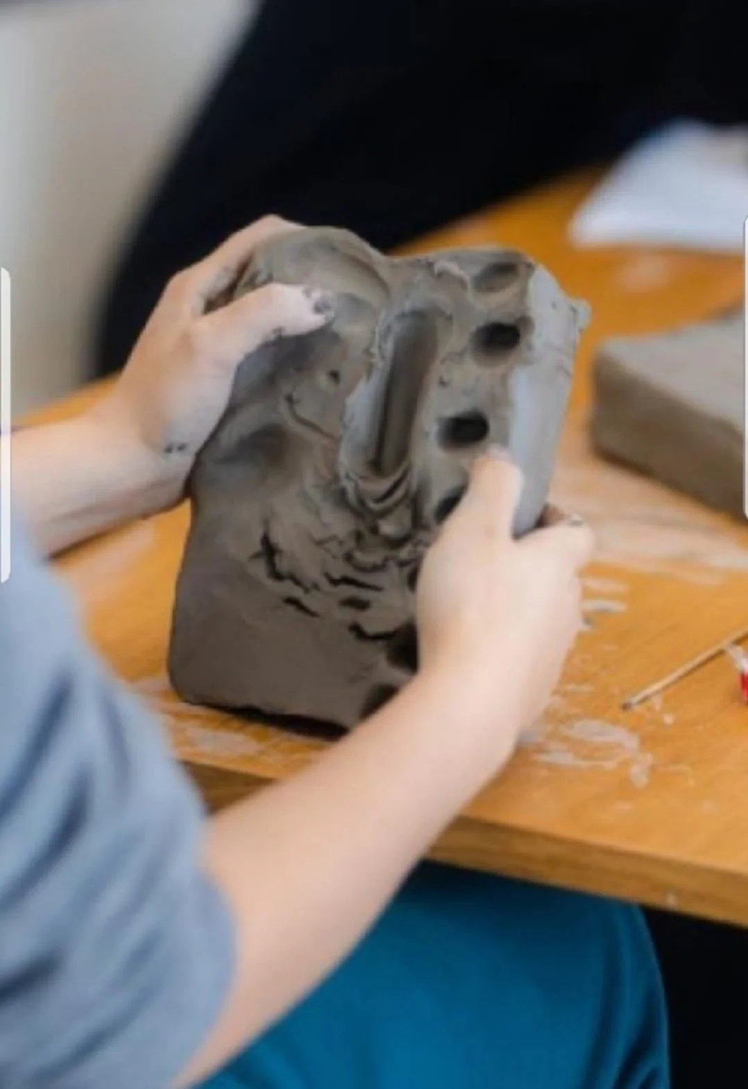 Play with Clay- A Creative Art for Wellbeing Workshop Facilitated by Art Psychotherapist: Renu Sarah Thomas