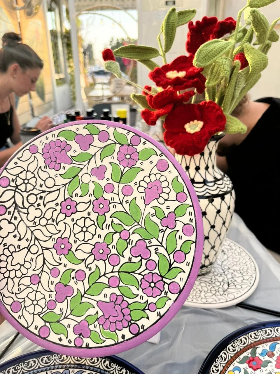 Palestinian Ceramics Painting Workshop  