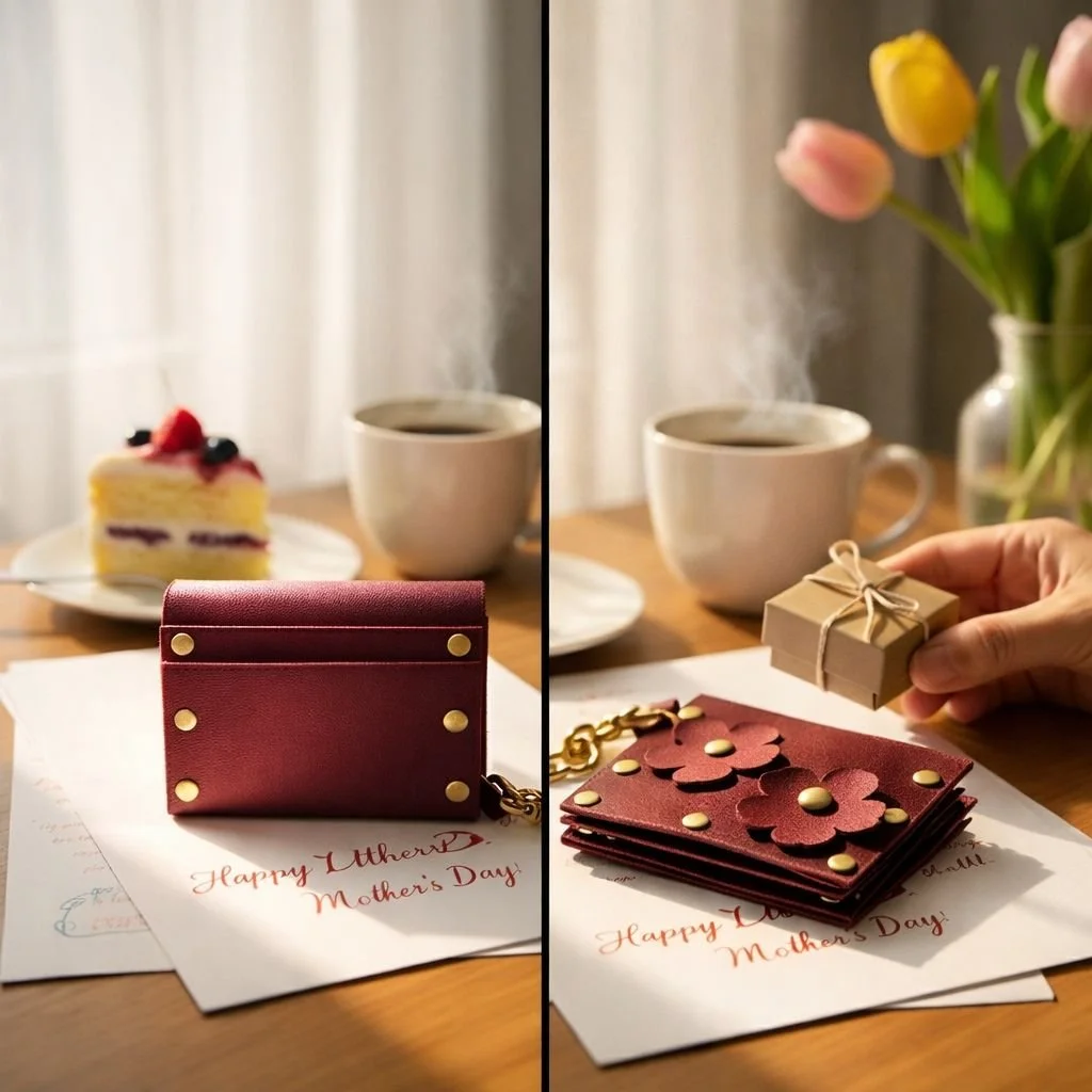 Genuine leather card holder workshop