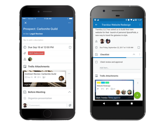 The difference between Trello on iPhones vs Android meant what took staff 3 seconds to do on iPhone took 20+ on Android. We needed to find a solution to ensure the new system's success at Haury's. Image credit: Trello