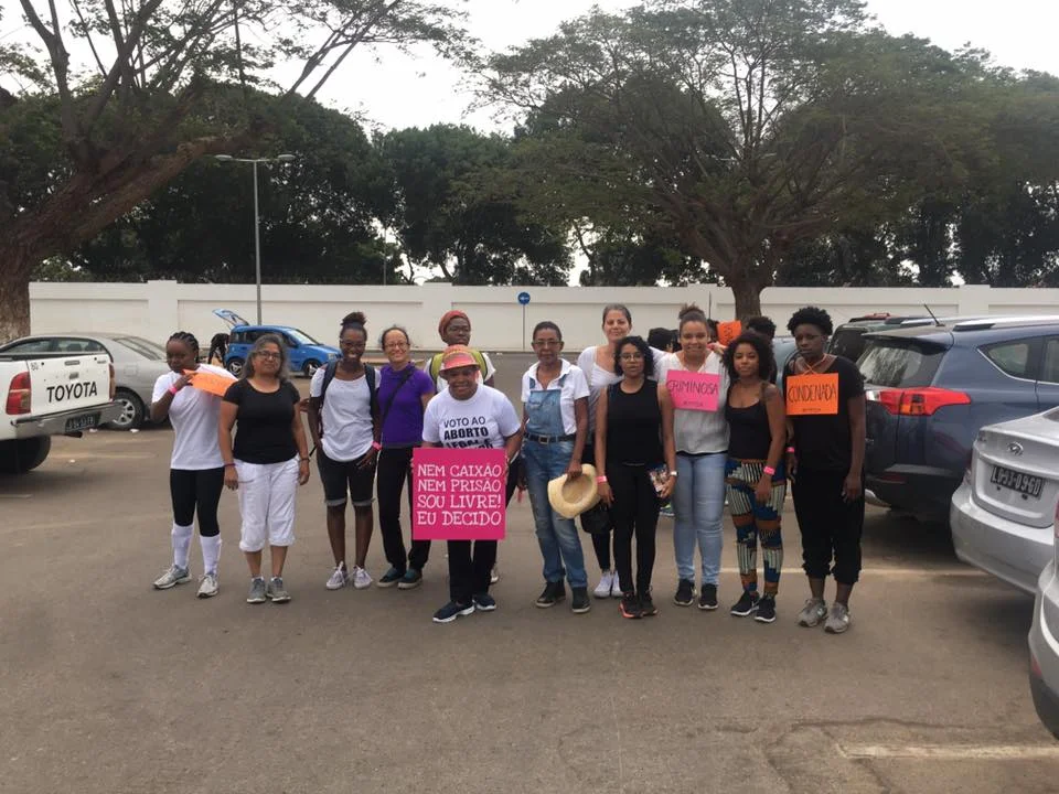 Algumas membras da Organização com Ana Paula Godinho 