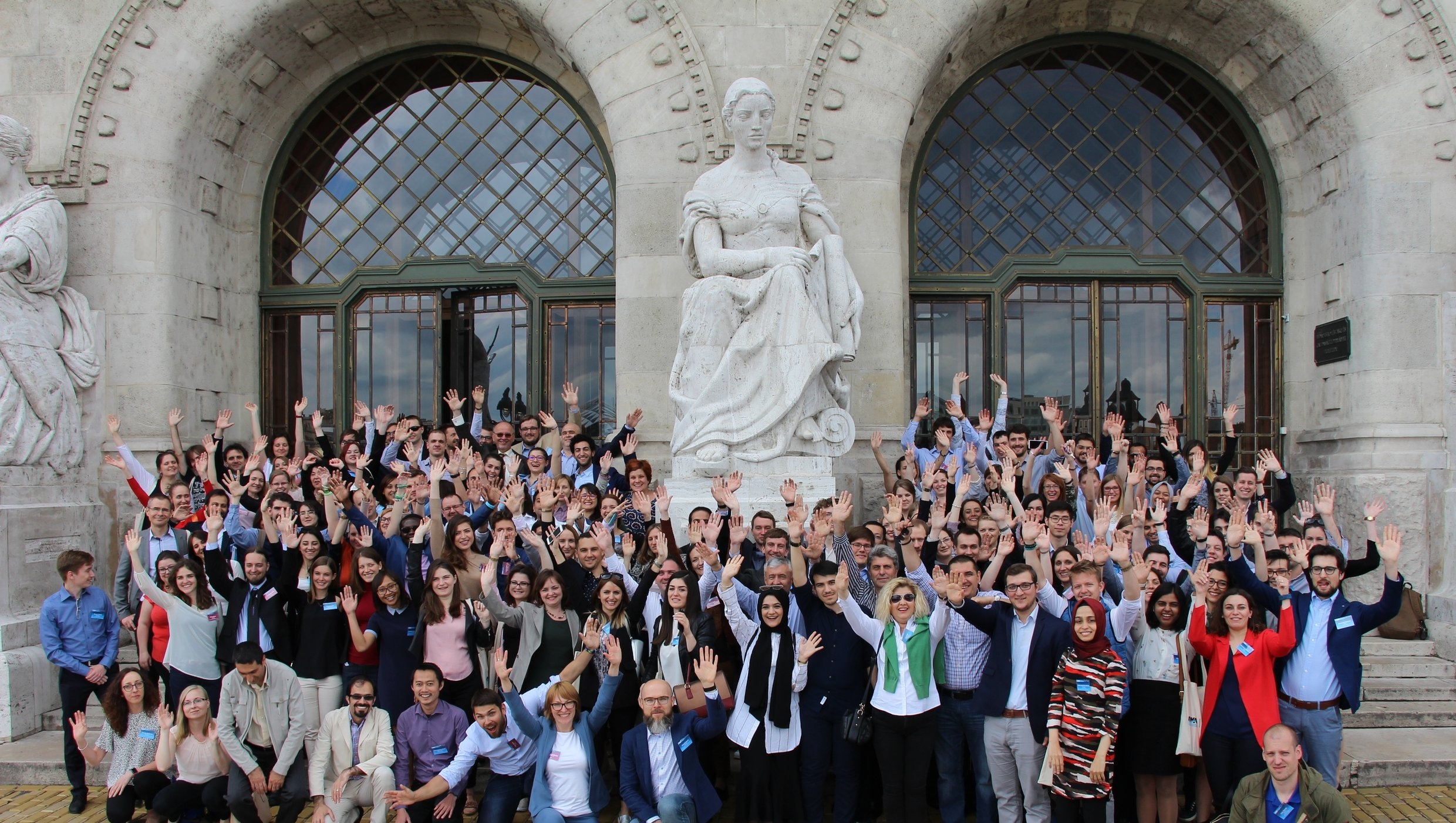 Attendees of 9th Eastern European IWA conference at Budapest University of Technology & Economics