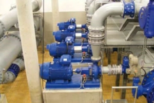 Fig. Energy recovery in a water network using multiple PATs (Source: KSB).