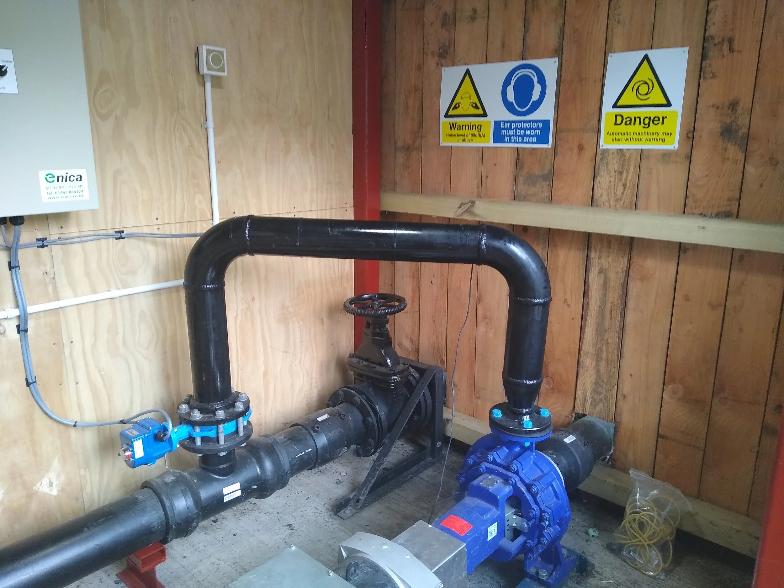 Micro-hydropower installations at Tŷ Mawr Wybrnant (Wales)
