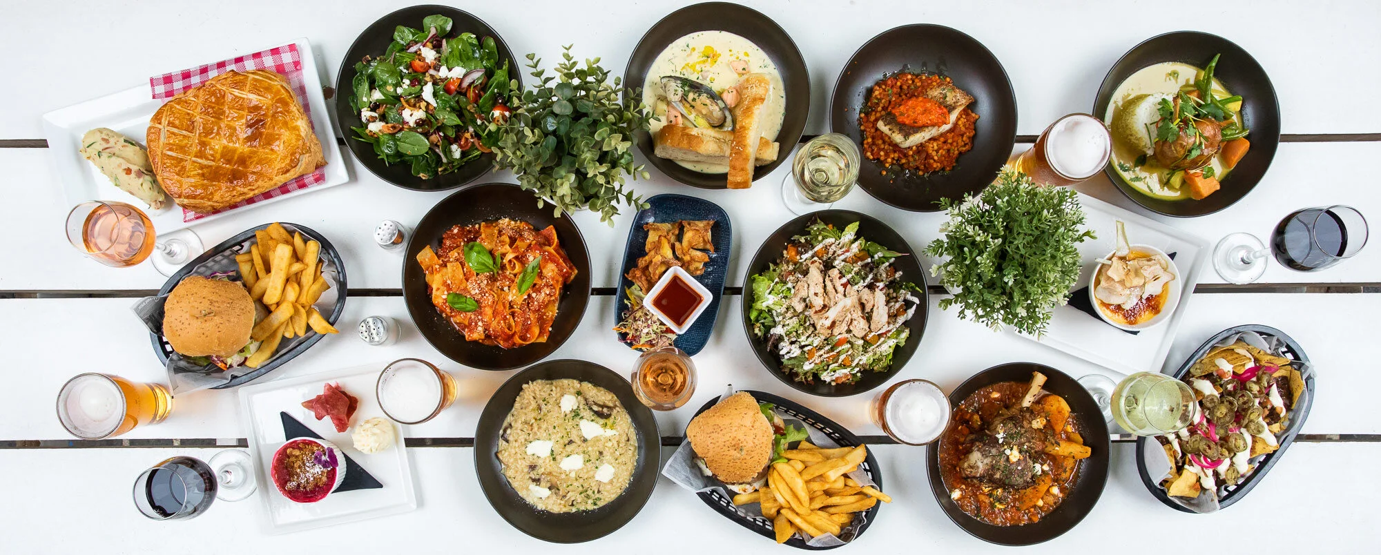 Romanos Hotel - food spread in The Laneway.jpg