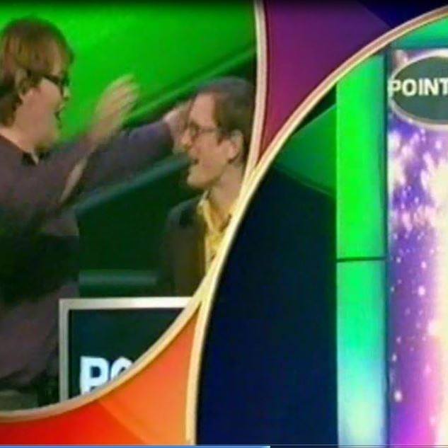 Paul and Tom Mayne from David Cronenberg's Wife find television gameshow success....