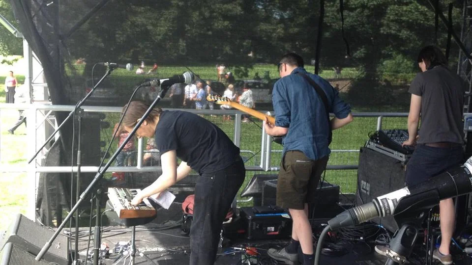 Chris' view on stage at the Big Gig in Hull