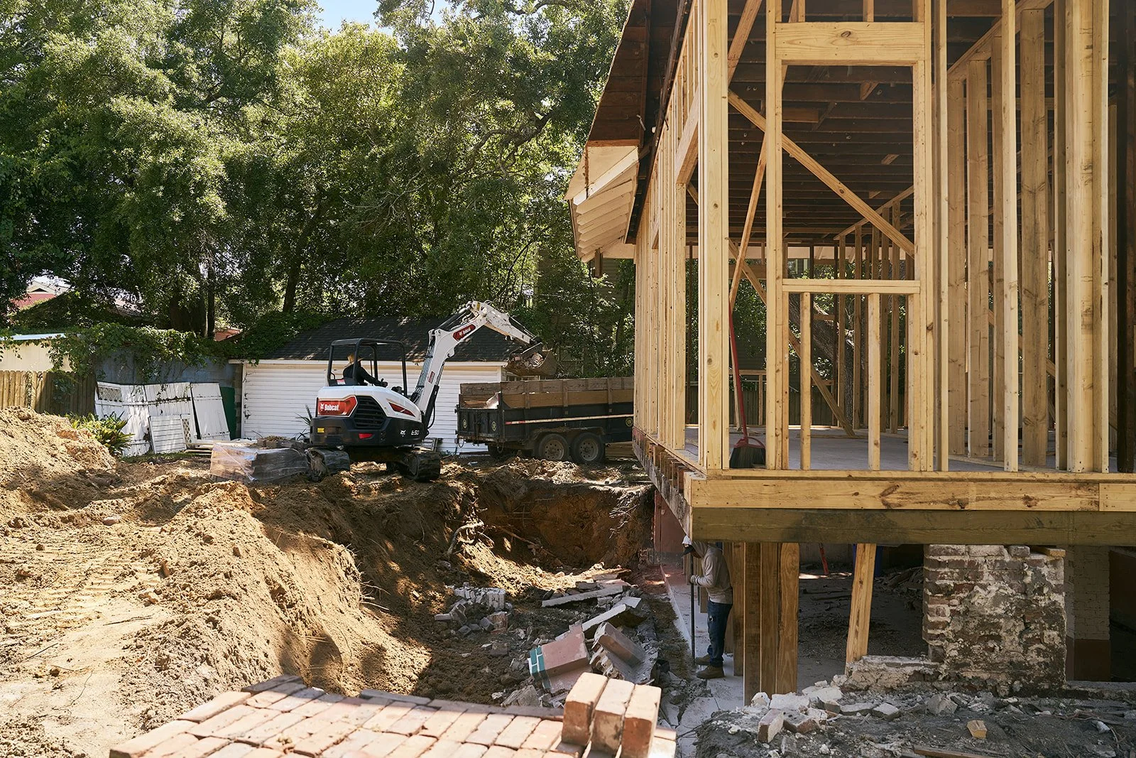 BS: Before : Excavation of basement.jpg