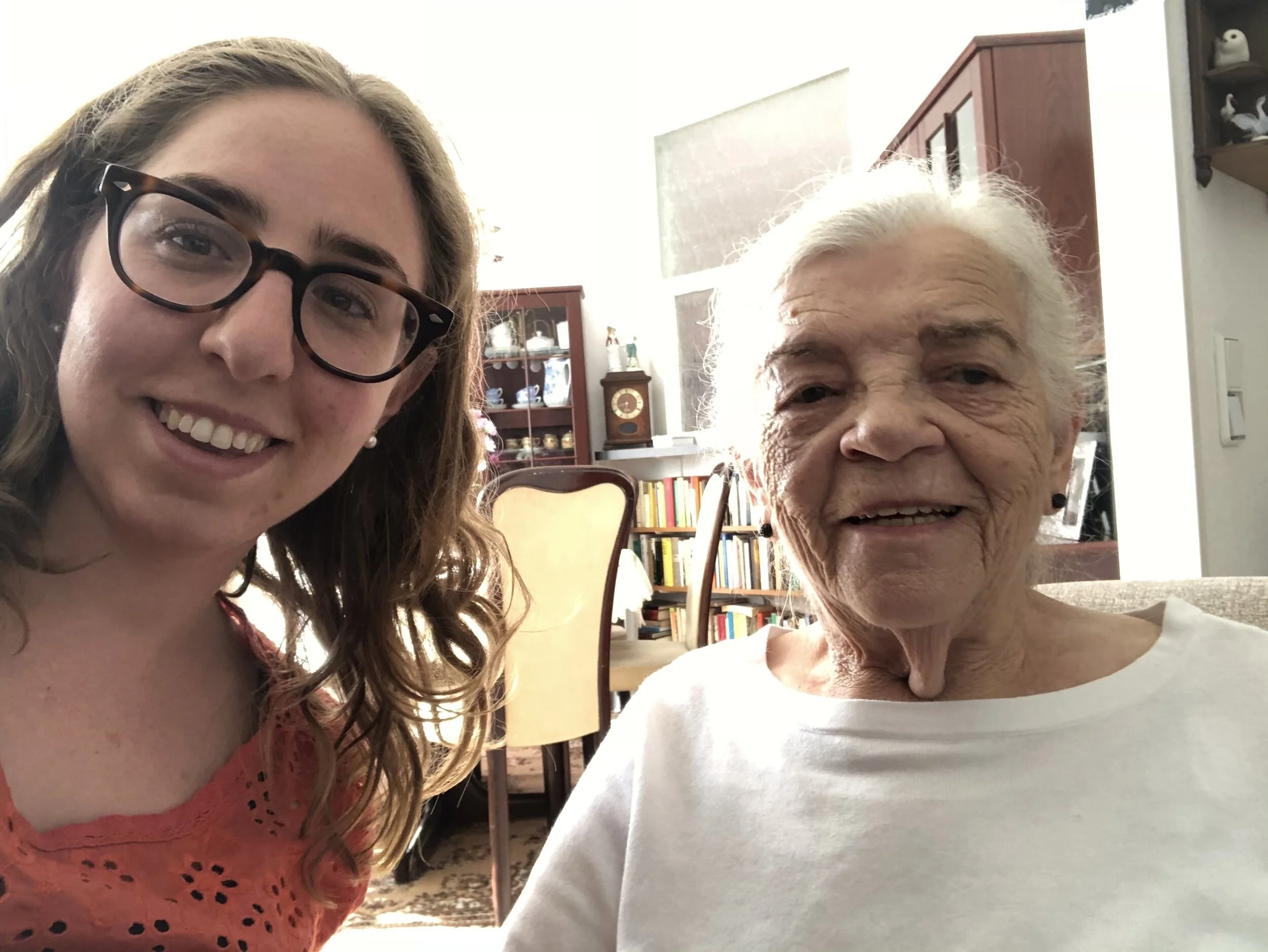 Sosye and Sarah in Berlin, 2018.