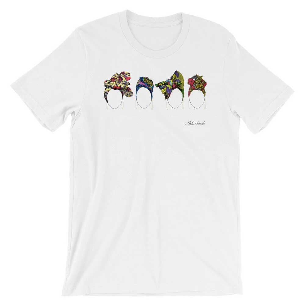 Head Wrap Girls Crew Neck Tee (Runs Large Size Down)