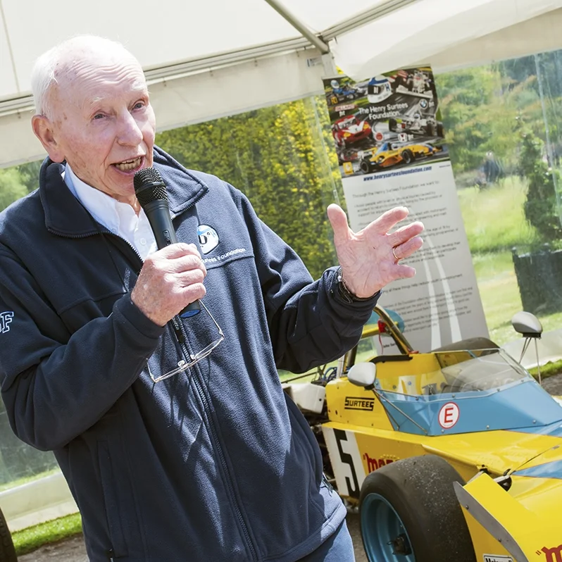 John Surtees OBE at Hever Castle