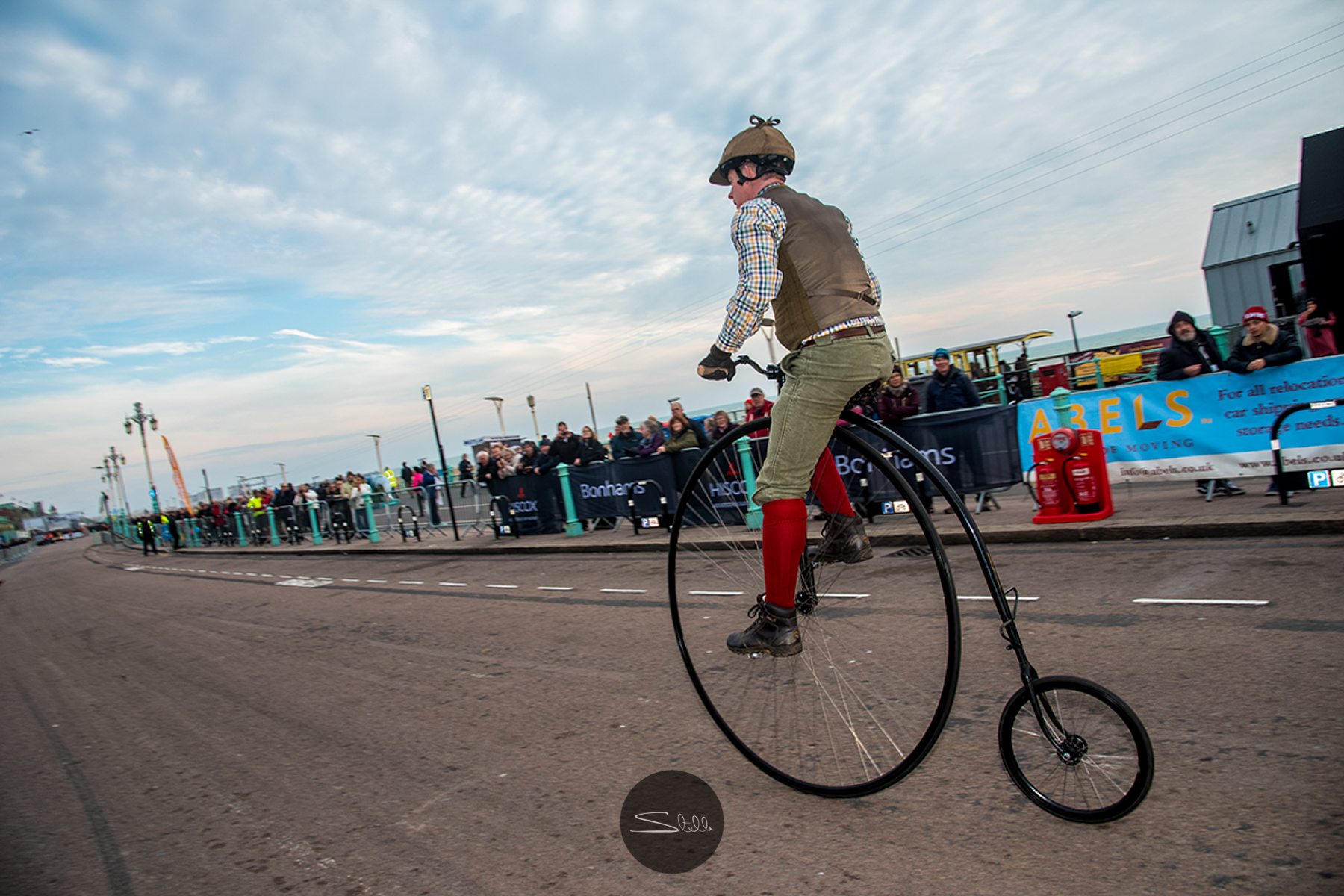  A wonderful Penny Farthing made the journey from London to Brighton. 