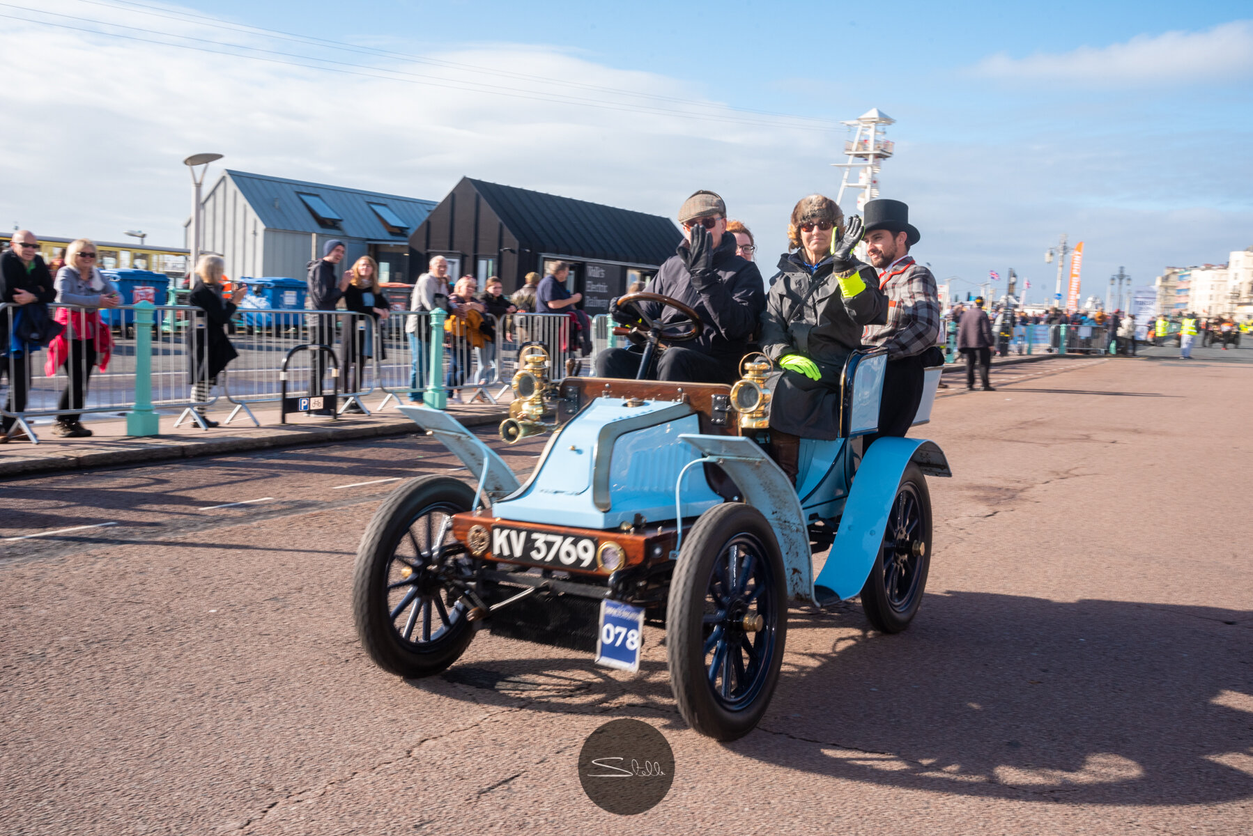  Car 78 a 1901 Darracq driven by Paul Hoskins. 