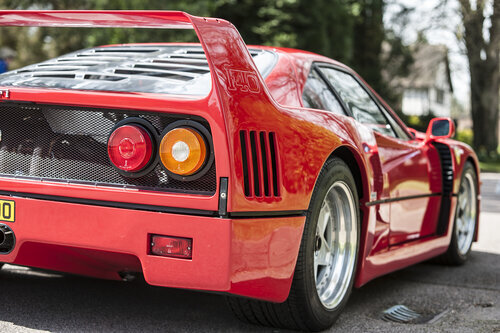 1991 Ferrari F40 - Back & Side View