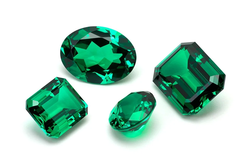 EMERALD Emeralds are beautiful but not as tough as other gemstones and so require care with the ring setting. This can be a great option if your girlfriend loves green. As with Ruby, Emeralds come in many qualities and tones.