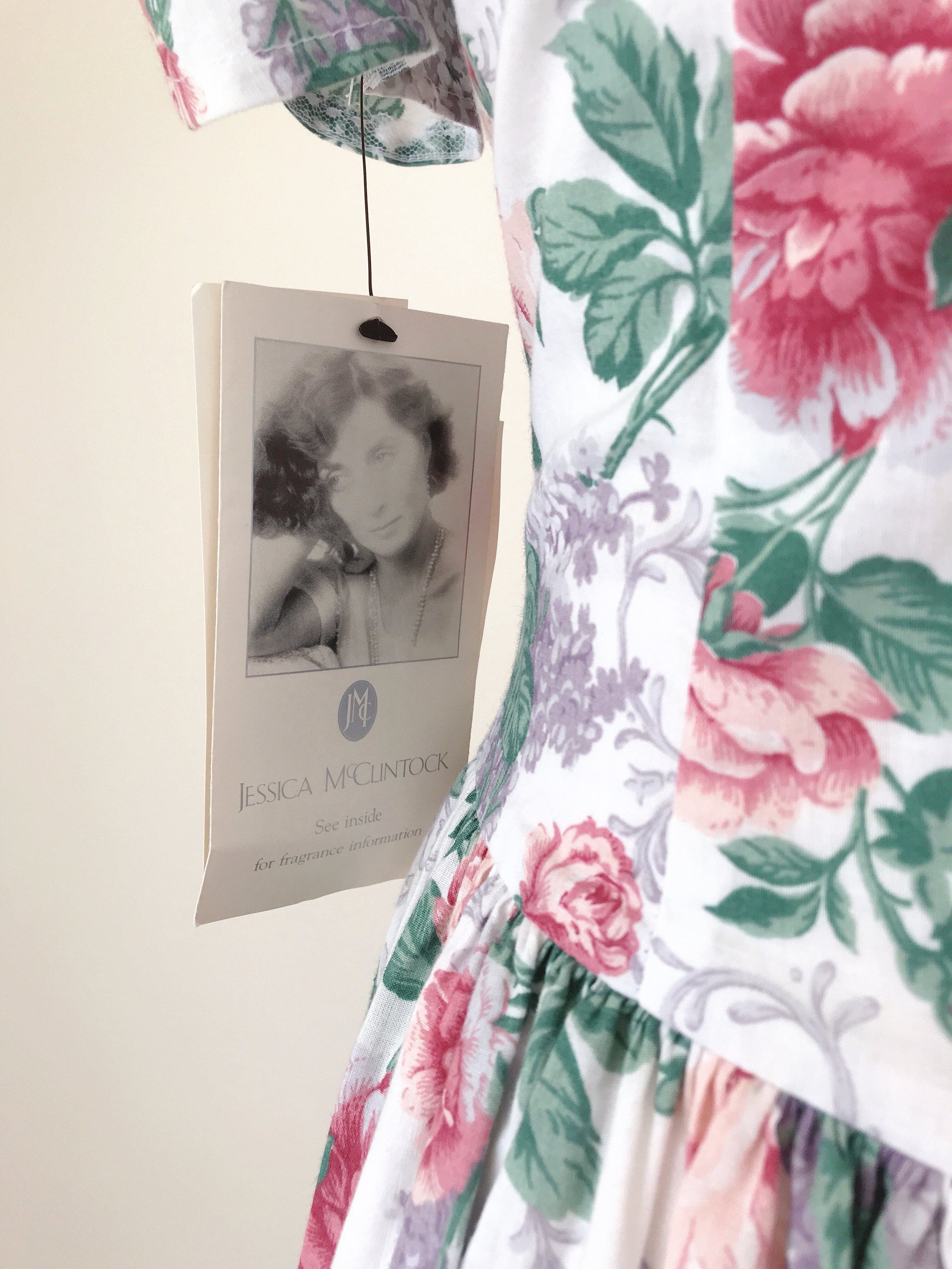 Gunne Sax Jessica McClintock Dress 7/8 Pink Wedding Gown Flocked Skirt  Corset | eBay