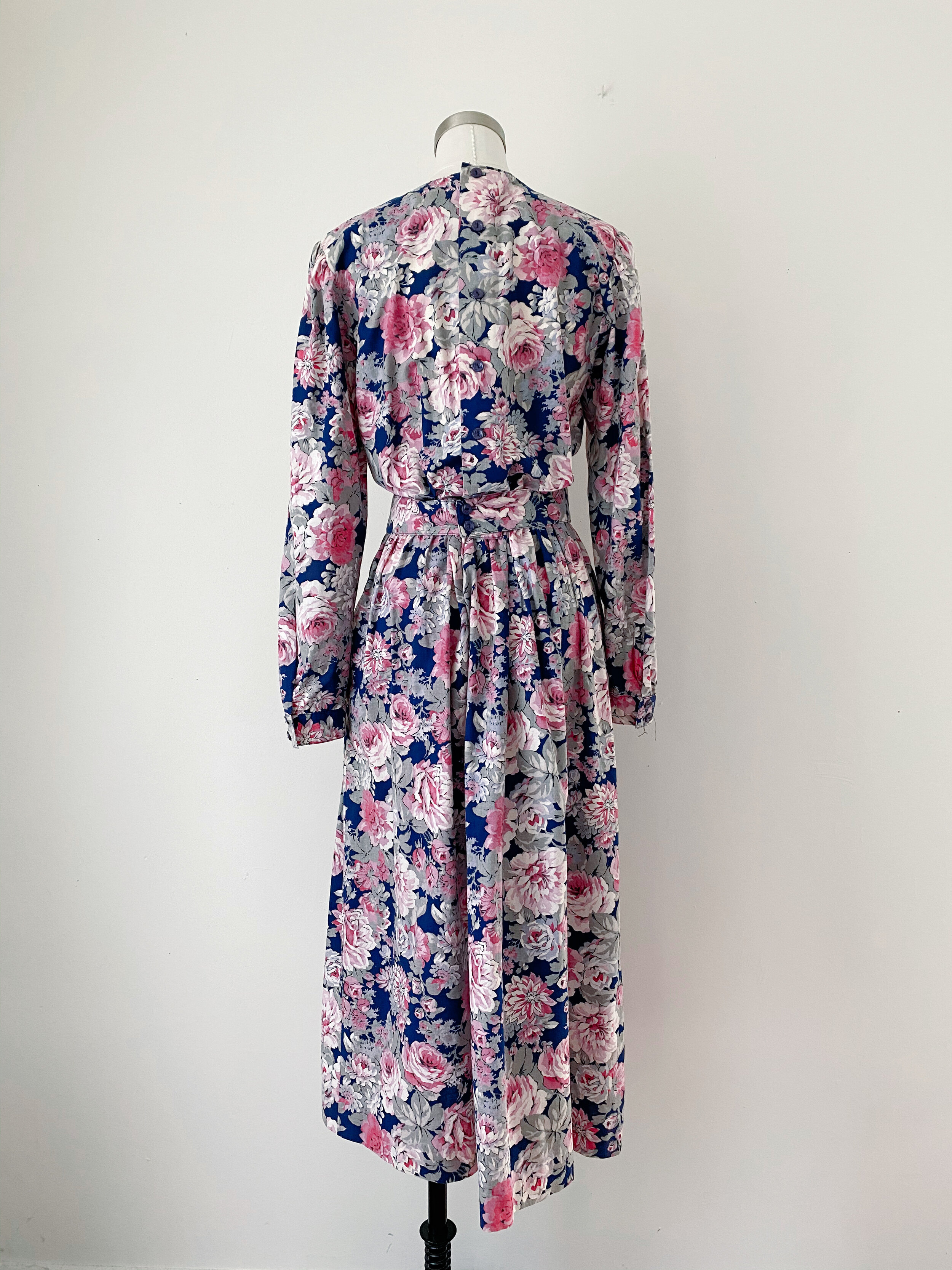 1980s Vintage Lanz Floral Dress — antique & vintage clothing
